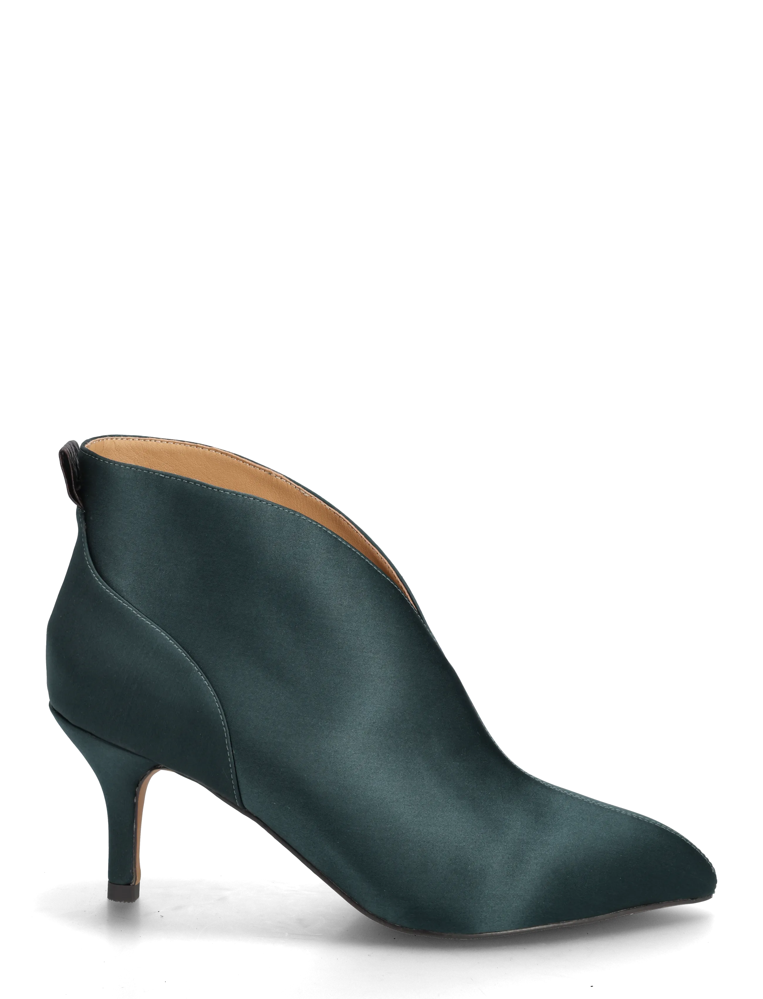 WODEN - Valentine Low Cut Satin - pumps - dark forest - 1