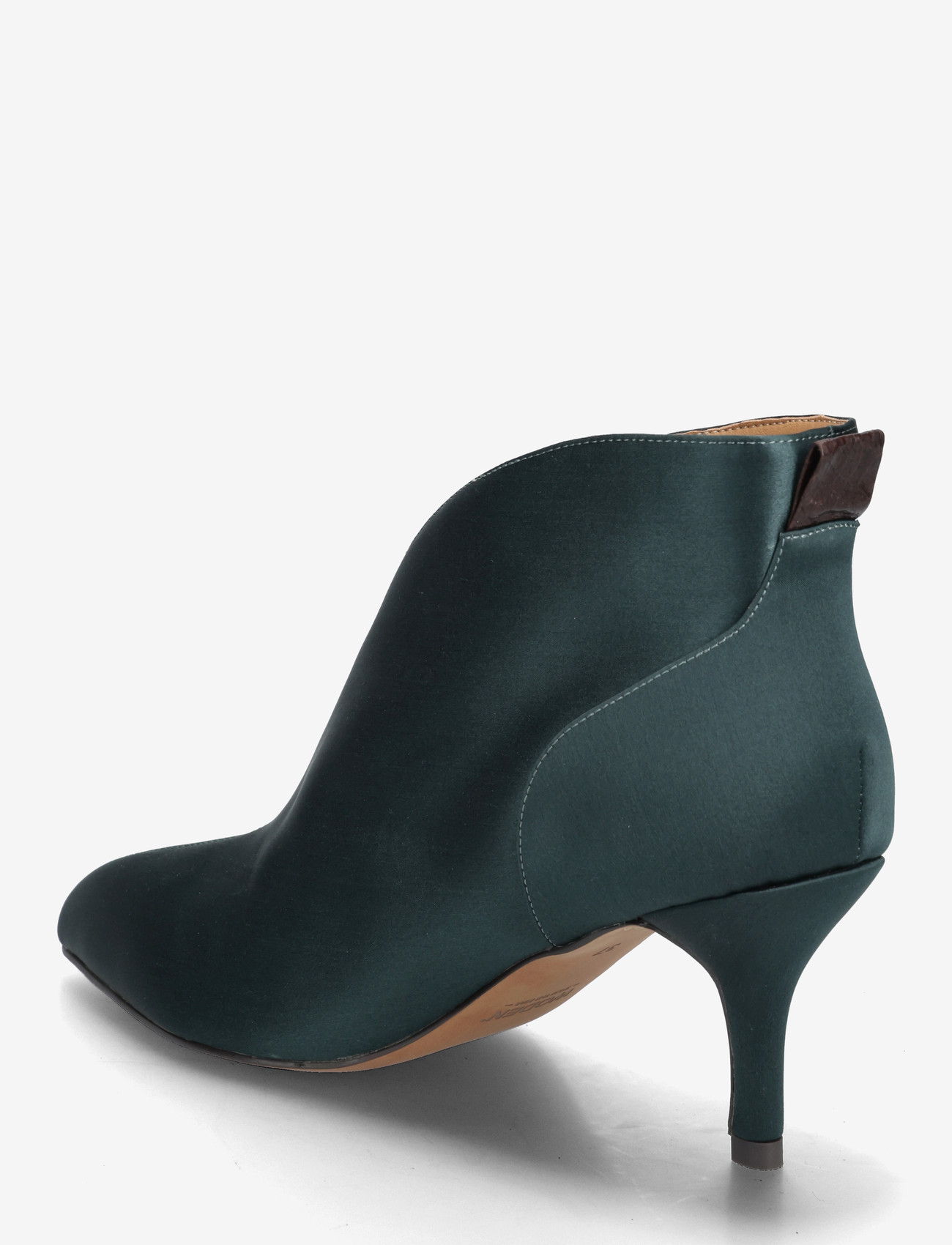 WODEN - Valentine Low Cut Satin - pumps - dark forest - 2