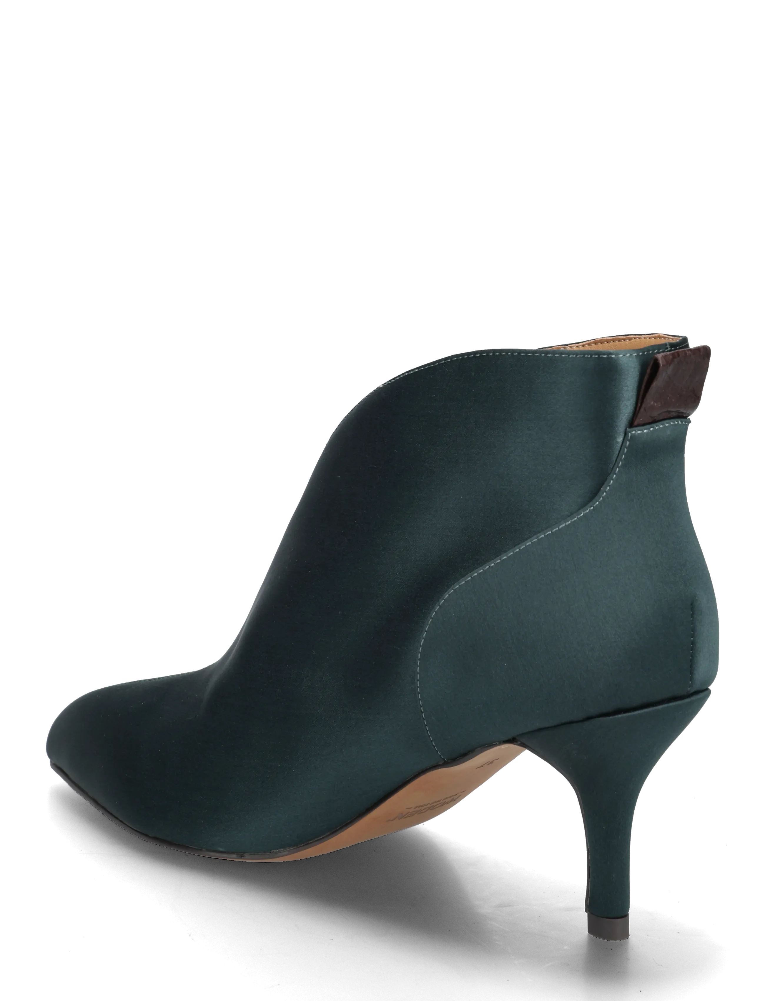 WODEN - Valentine Low Cut Satin - pumps - dark forest - 2