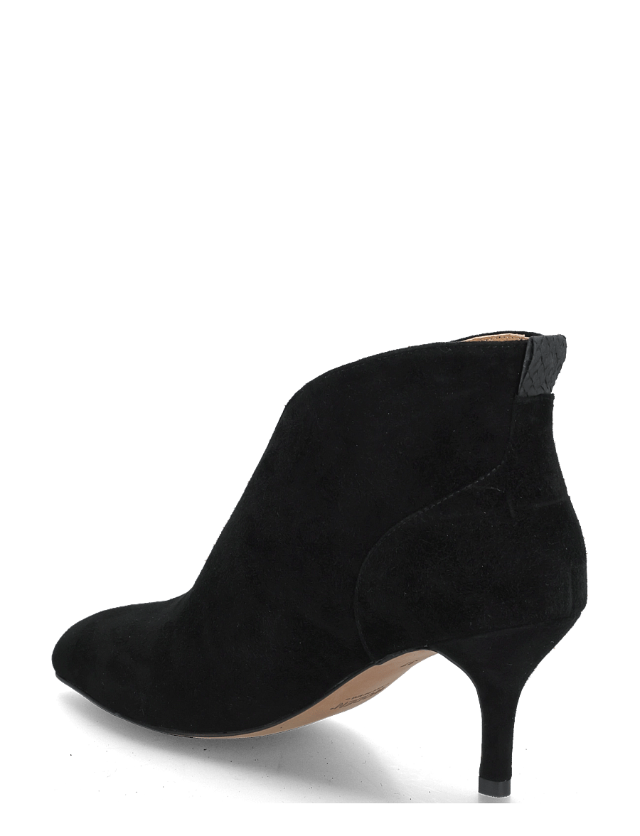 WODEN - Valentine Low Cut S - kontsaga poolsaapad - black - 1