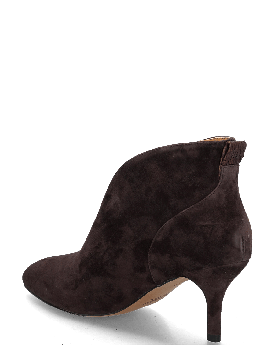 WODEN - Valentine Low Cut S - kontsaga poolsaapad - chocolate - 1
