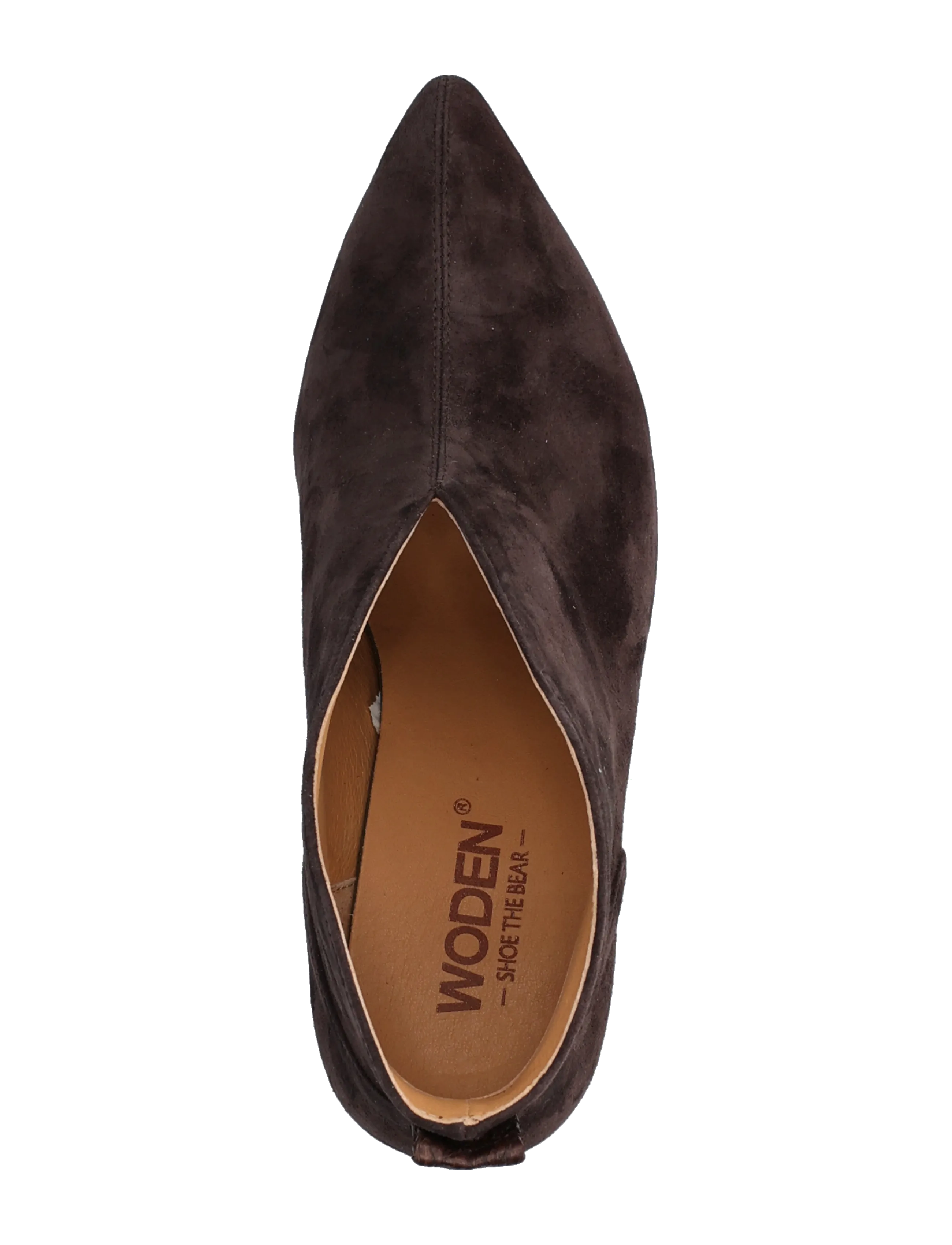 WODEN - Valentine Low Cut S - heeled ankle boots - chocolate - 4