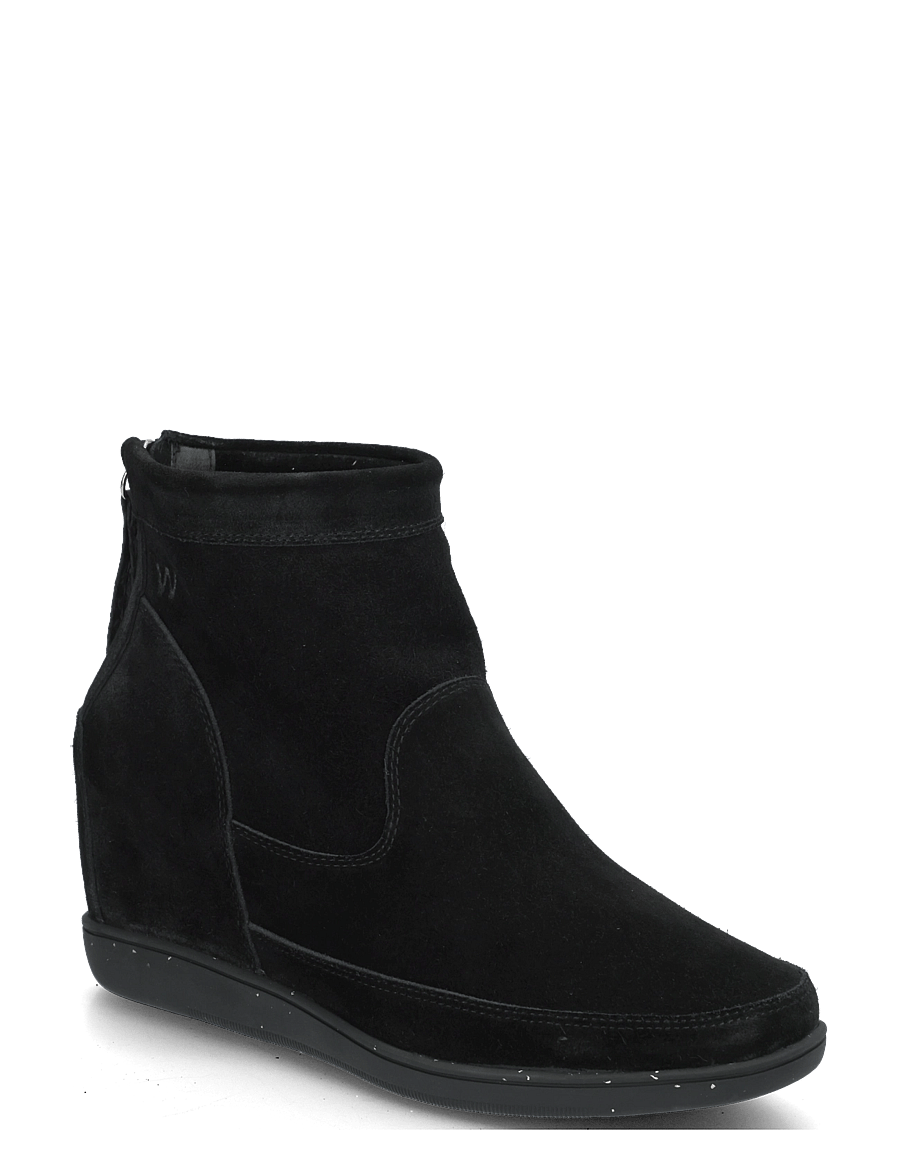 WODEN - Emmy S - kontsaga poolsaapad - black/black - 0