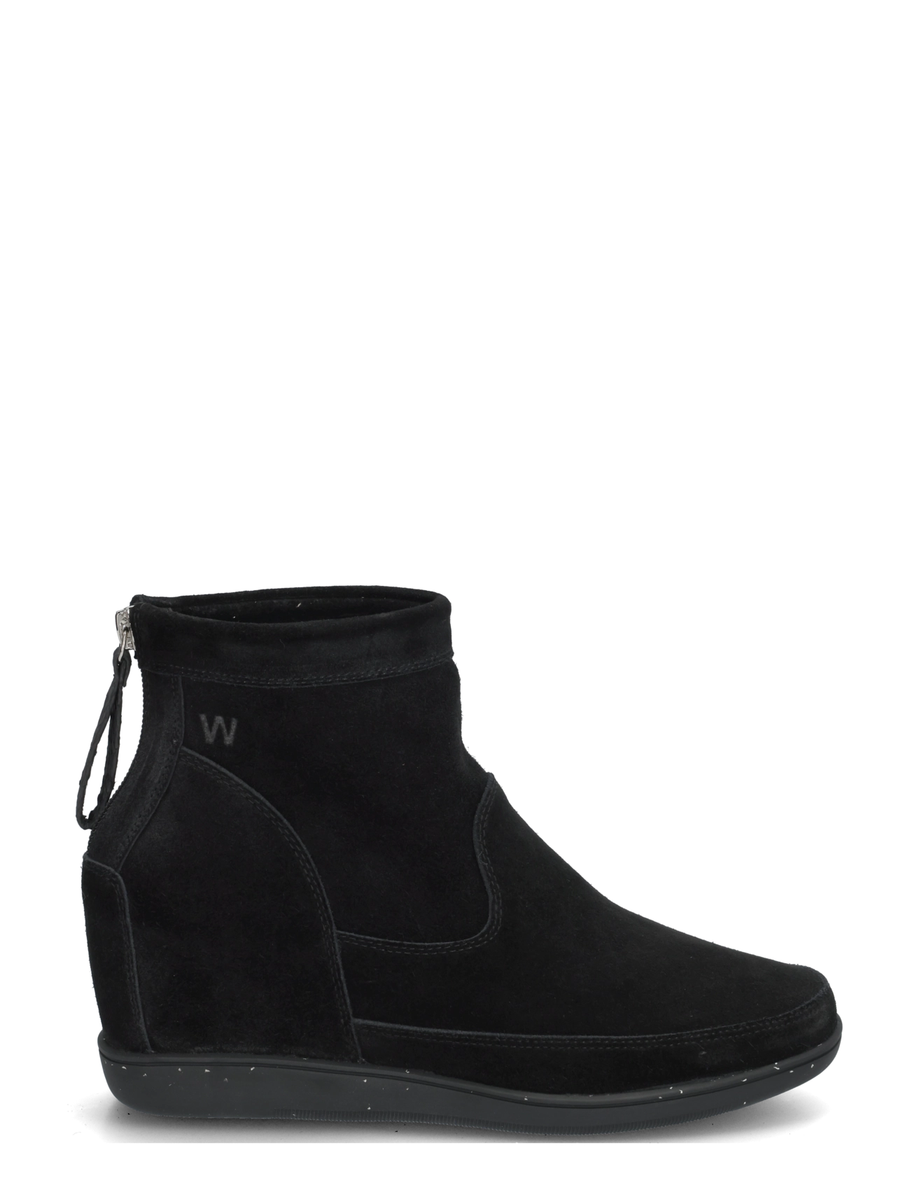 WODEN - Emmy S - kontsaga poolsaapad - black/black - 2