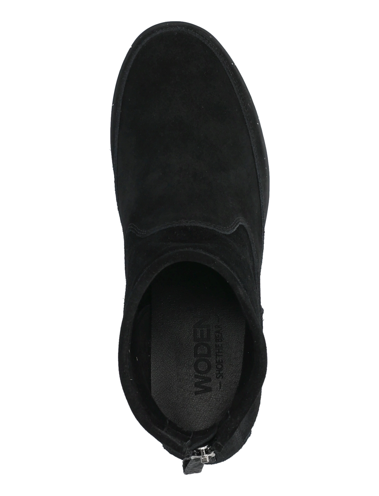 WODEN - Emmy S - kontsaga poolsaapad - black/black - 3