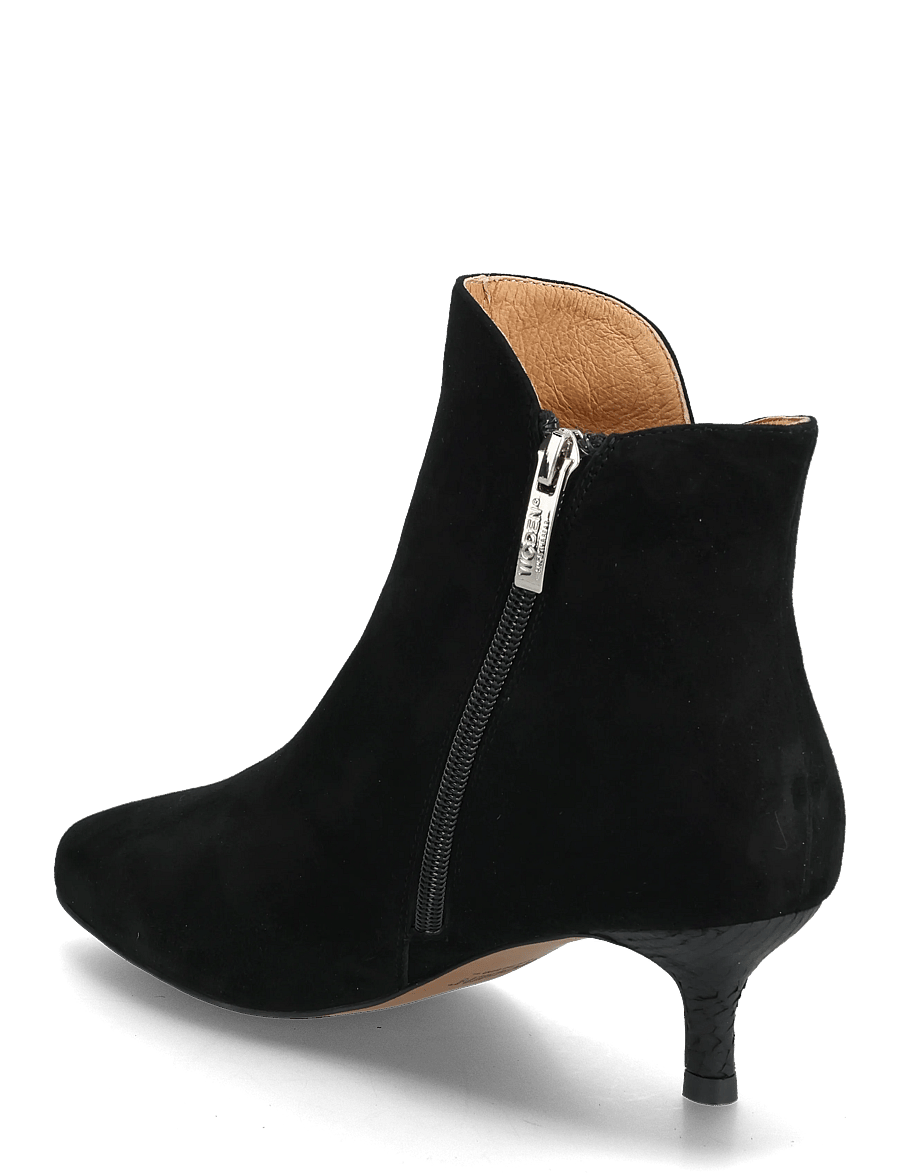 WODEN - Saga Zip S - stiefeletten mit absatz - black - 3