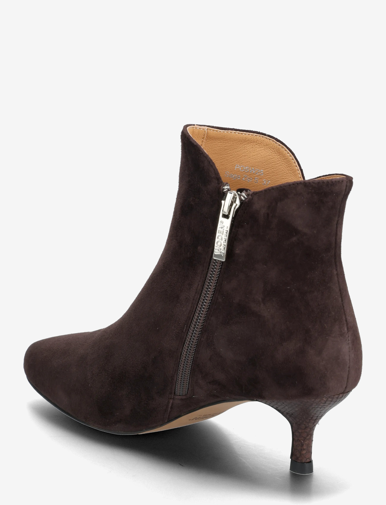 WODEN - Saga Zip S - stiefeletten mit absatz - chocolate - 2