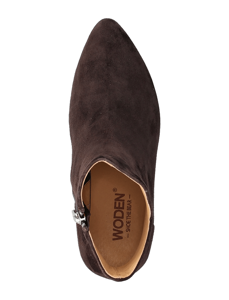 WODEN - Saga Zip S - kontsaga poolsaapad - chocolate - 3