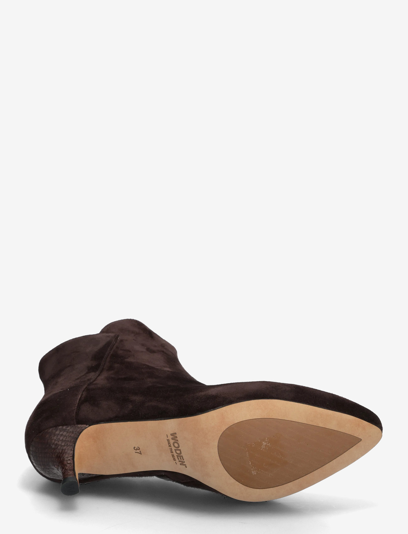 WODEN - Saga Zip S - stiefeletten mit absatz - chocolate - 4