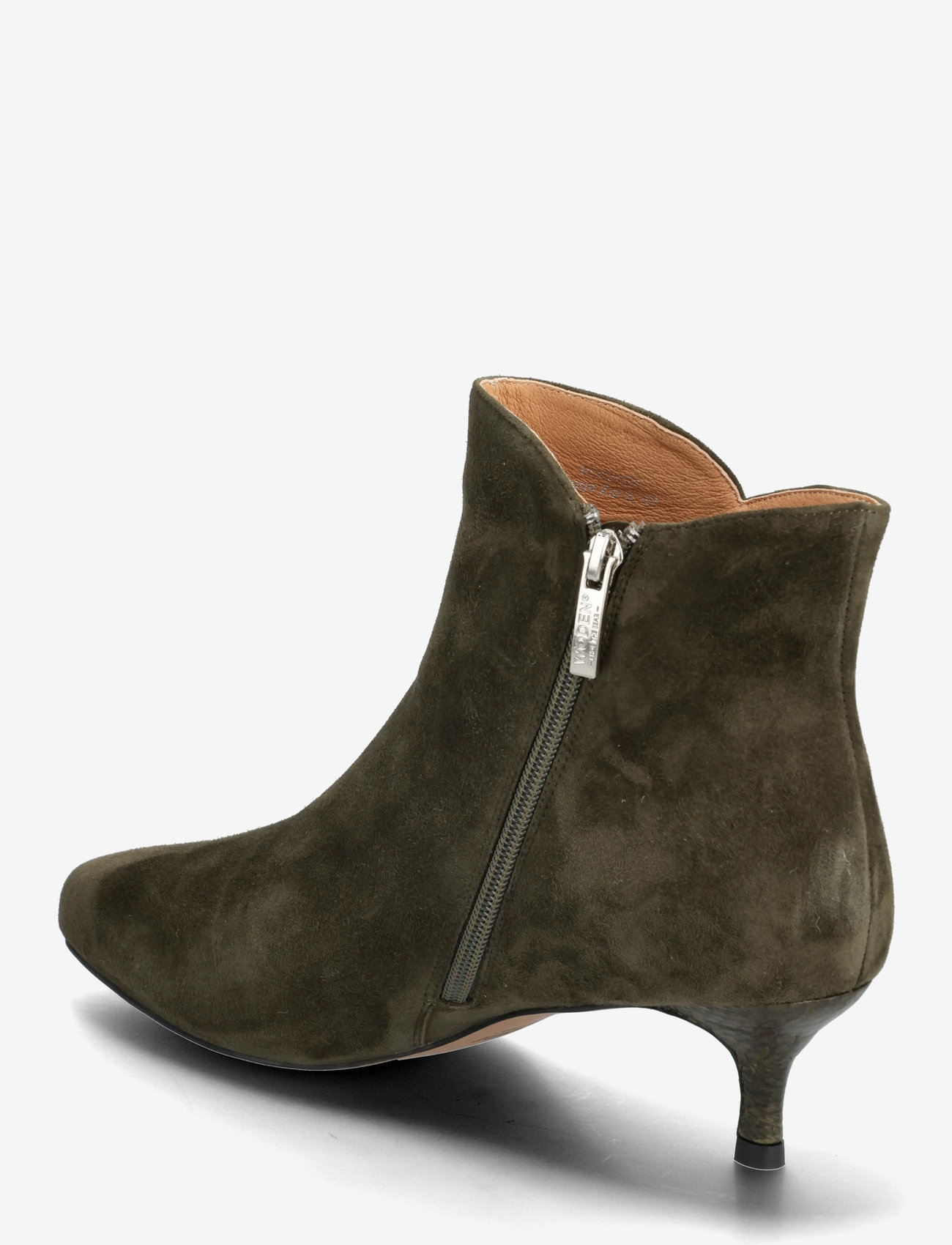 WODEN - Saga Zip S - høj hæl - khaki - 2