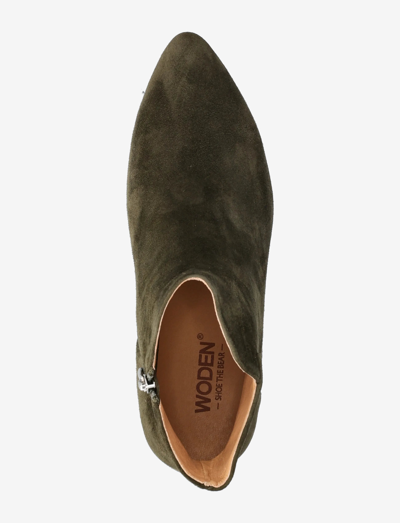 WODEN - Saga Zip S - høj hæl - khaki - 3