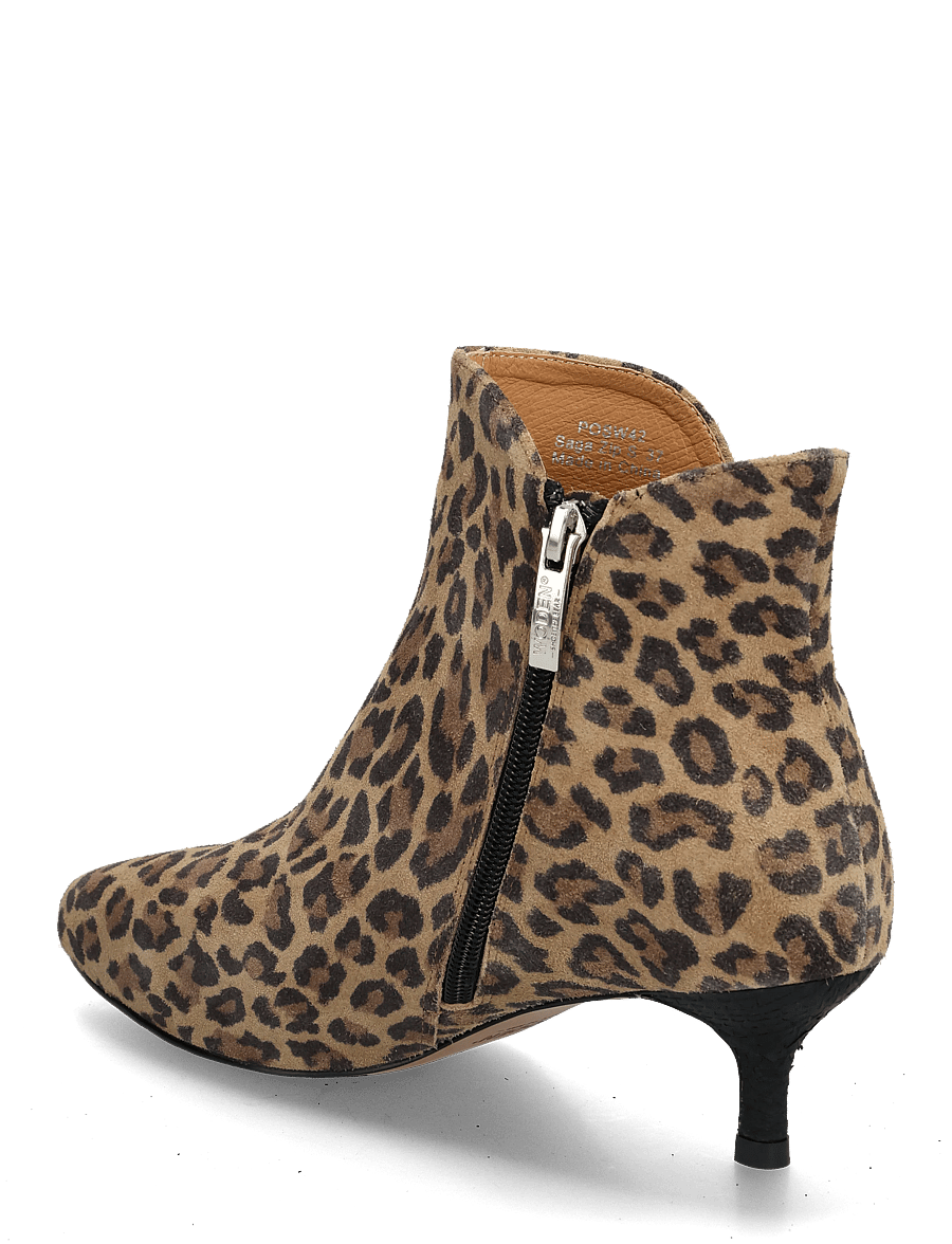 WODEN - Saga Zip S - stövletter - leopard - 1