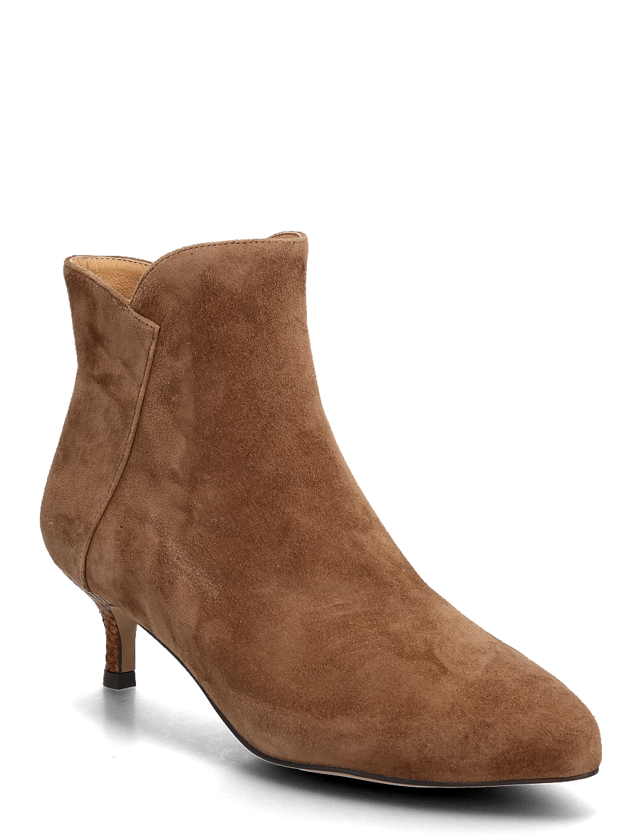 WODEN - Saga Zip S - stiefeletten mit absatz - tan - 0