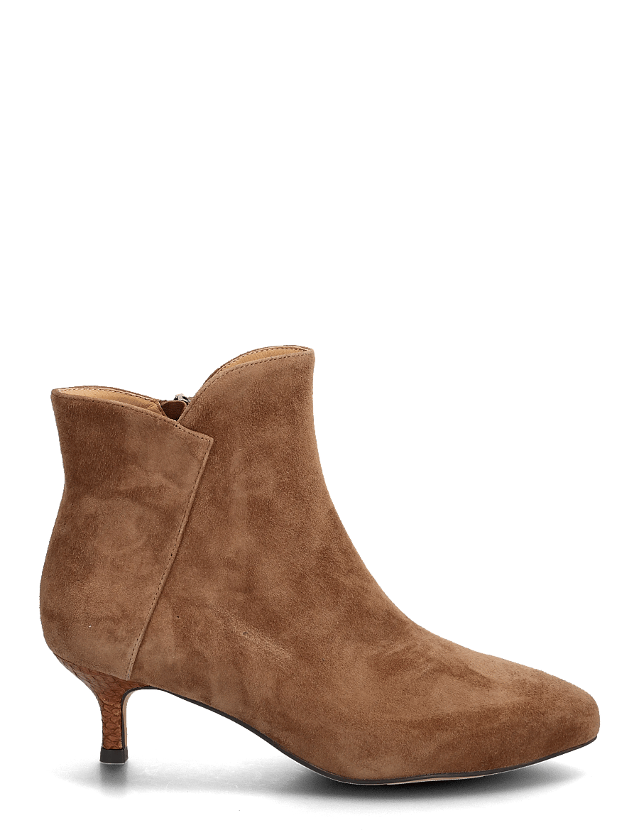 WODEN - Saga Zip S - stiefeletten mit absatz - tan - 1