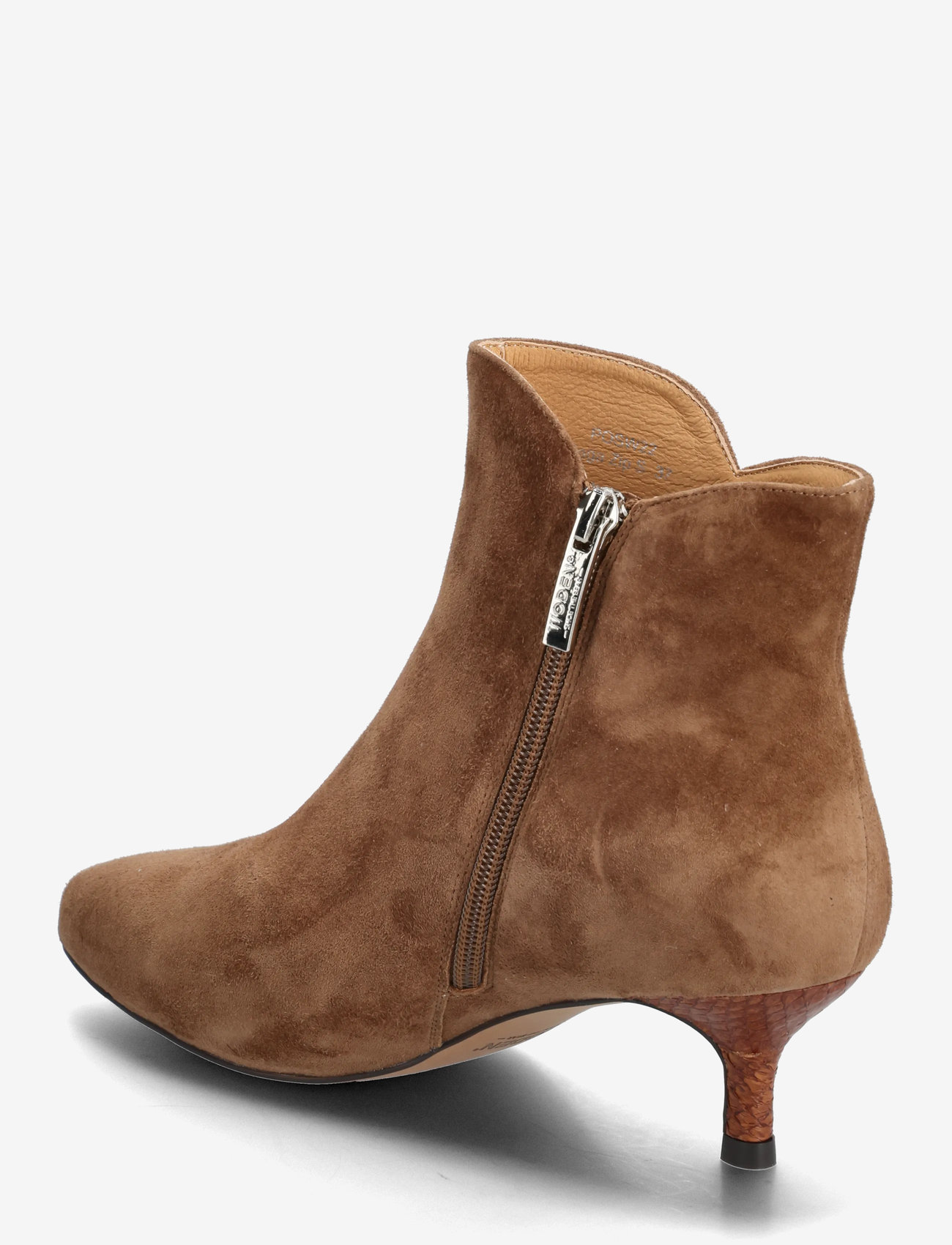 WODEN - Saga Zip S - heeled ankle boots - tan - 2