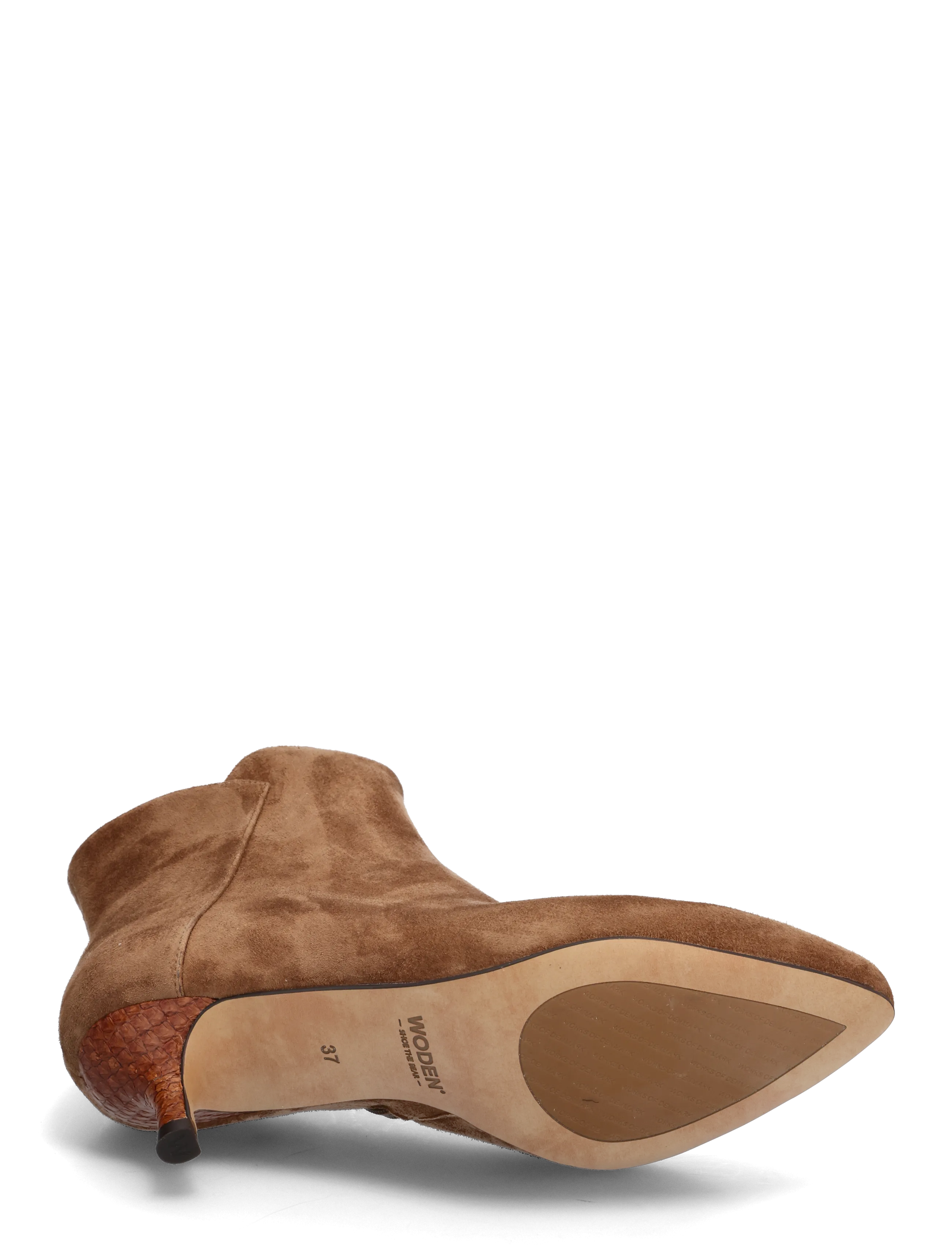 WODEN - Saga Zip S - stiefeletten mit absatz - tan - 4