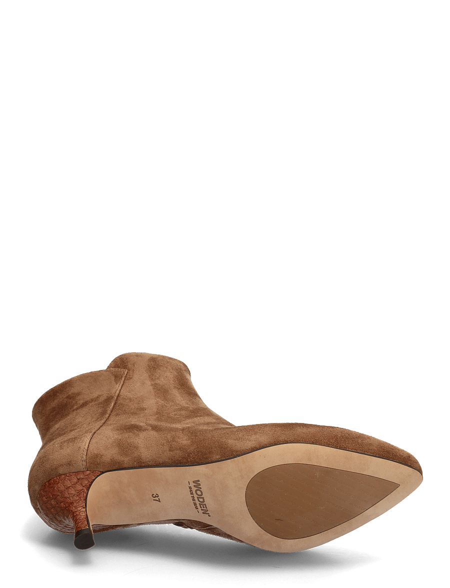 WODEN - Saga Zip S - stiefeletten mit absatz - tan - 4