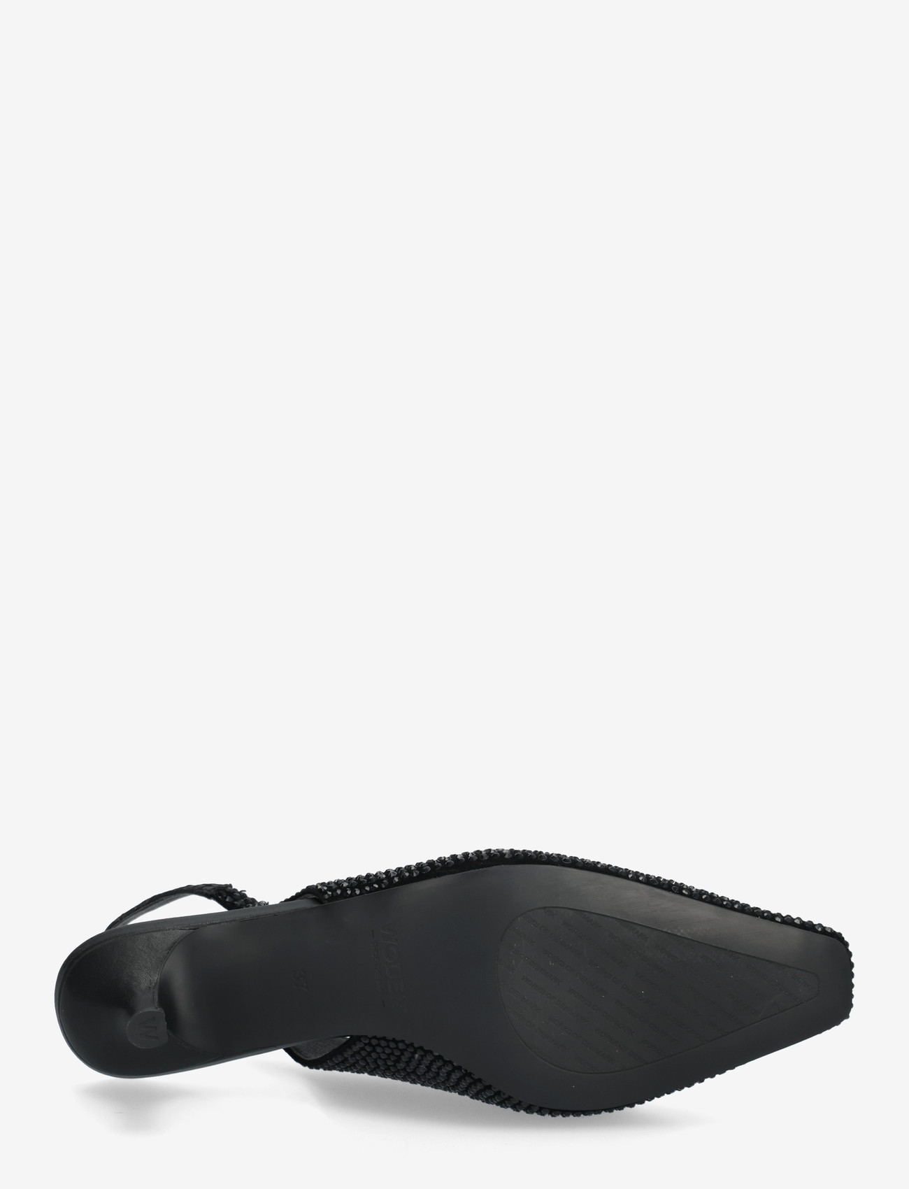 WODEN - Maxine Slingback Crystal - heeled slingbacks - black/black - 4