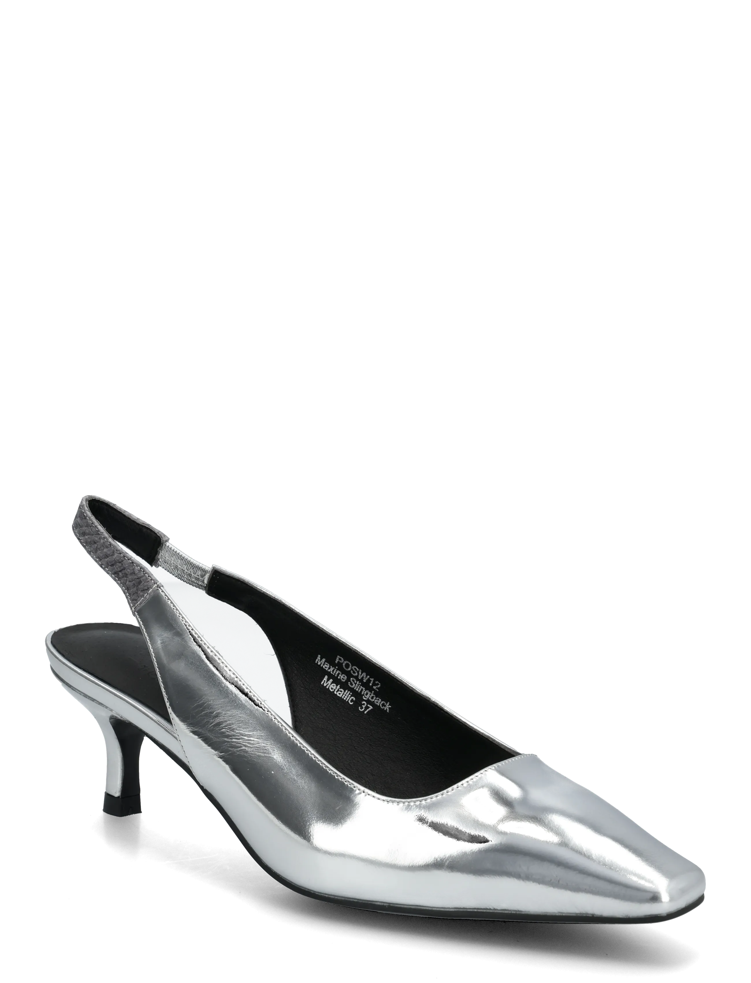 WODEN Maxine Slingback Metallic - Slingbacks - SILVER / silver