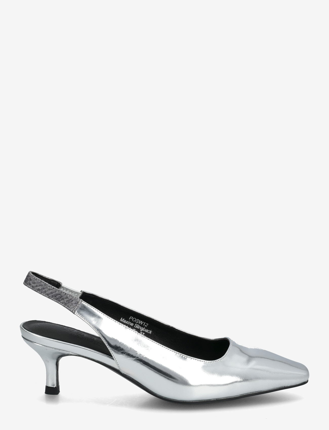 WODEN - Maxine Slingback Metallic - festtøj til outletpriser - silver - 2