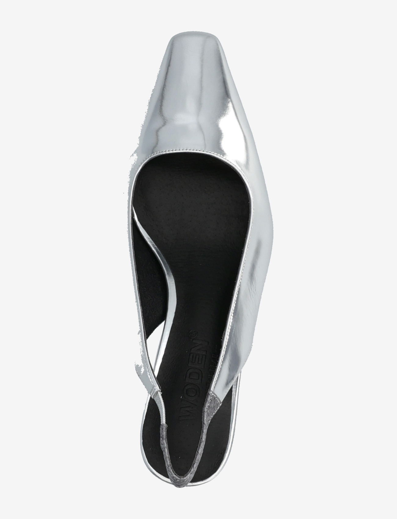 WODEN - Maxine Slingback Metallic - festtøj til outletpriser - silver - 3