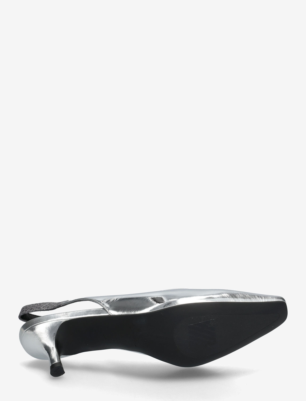 WODEN - Maxine Slingback Metallic - festtøj til outletpriser - silver - 4