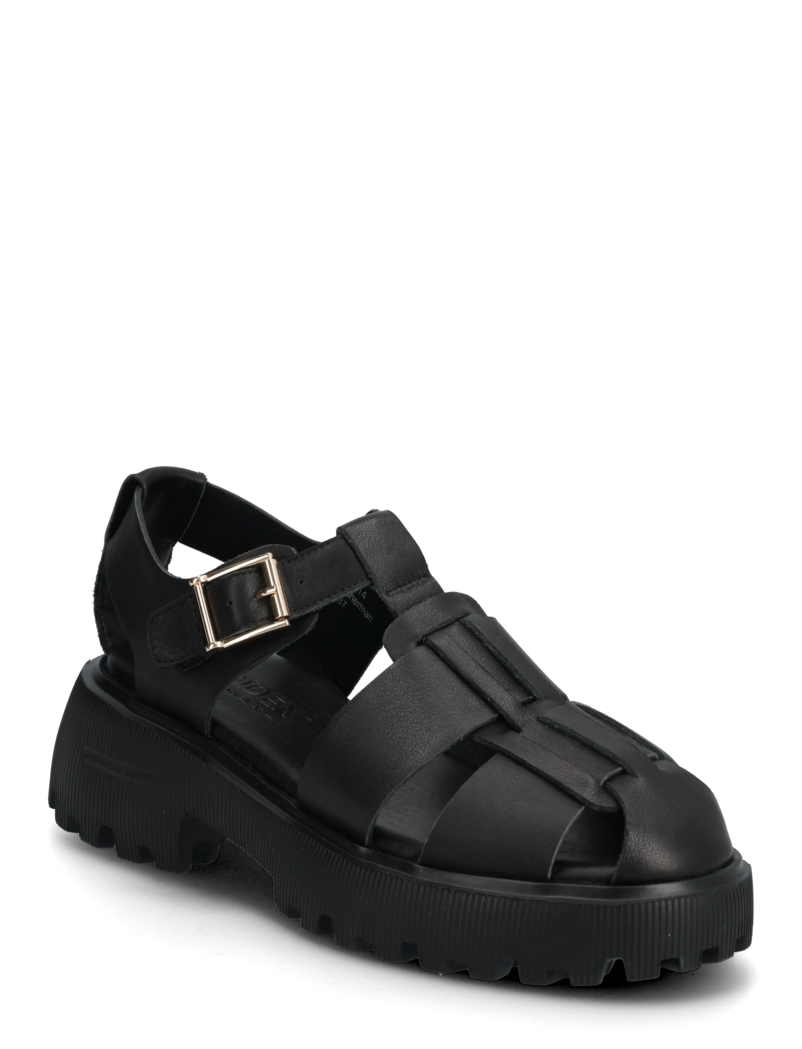 WODEN Posey Fisherman, 36, Sandals, Schwarz - Platform Frauen