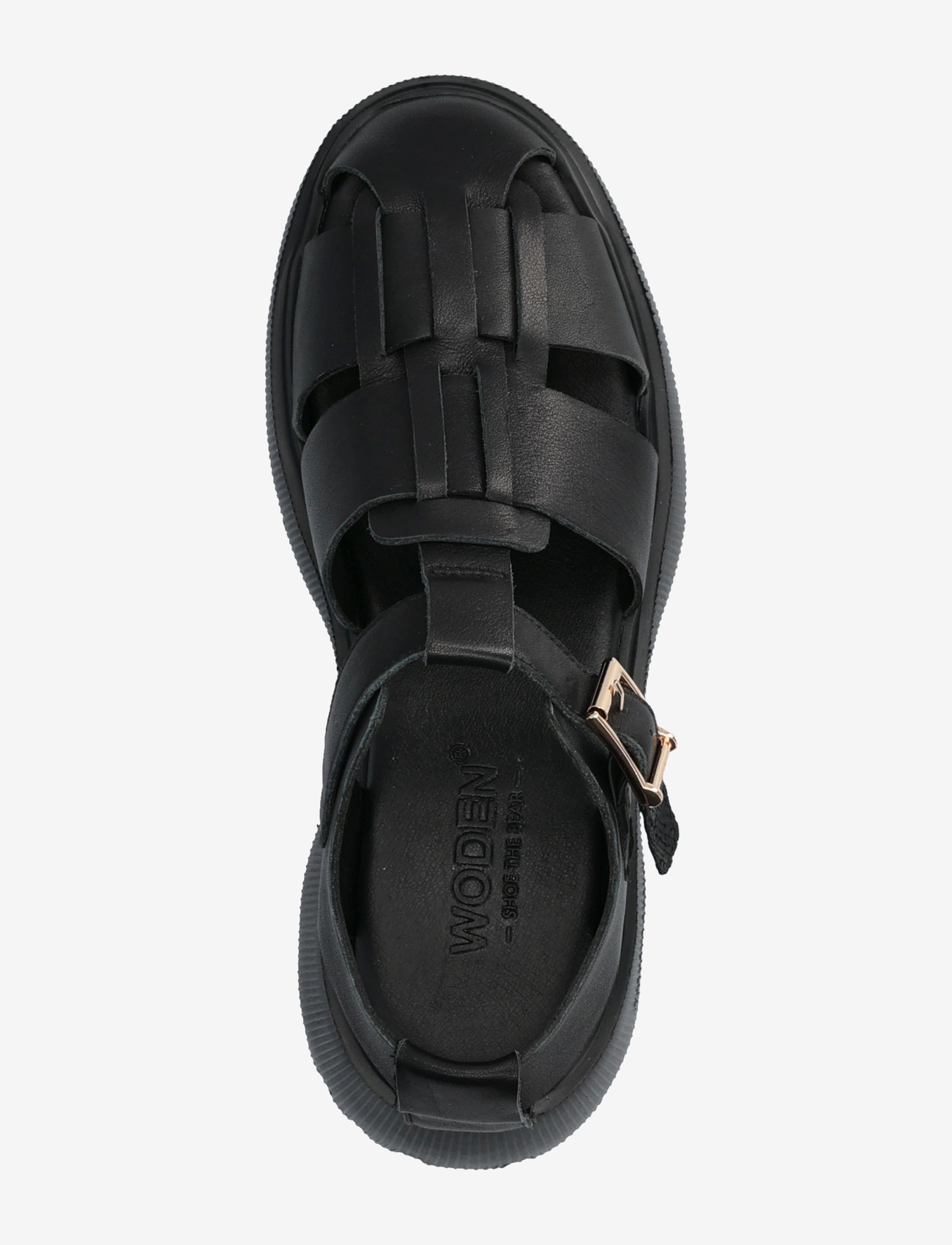WODEN - Posey Fisherman - platformsandaler - black - 3