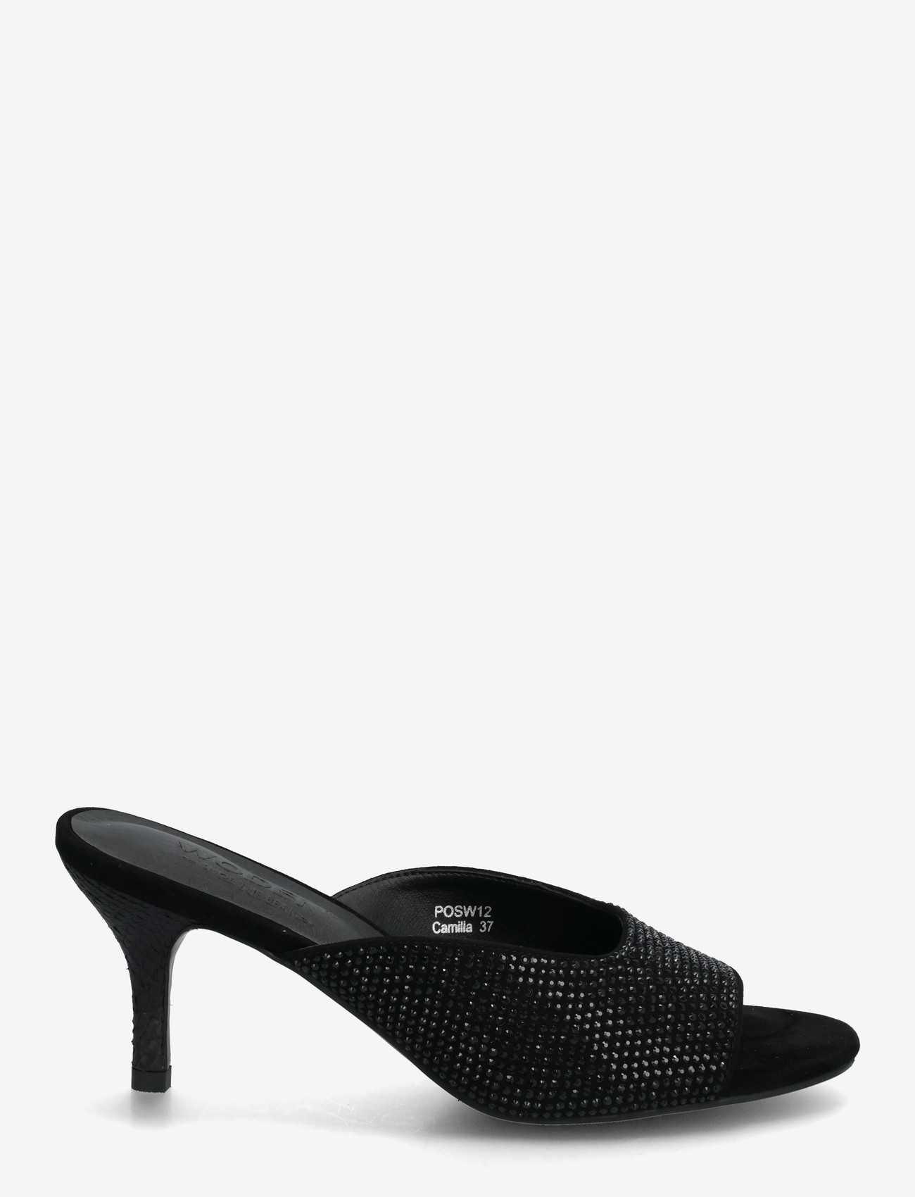 WODEN - Camilla - mules med klack - black - 1
