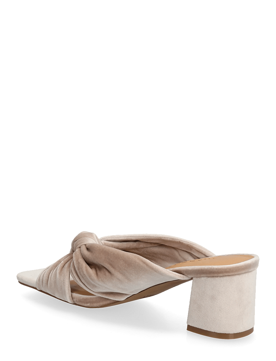 WODEN - Carla - pantoletten mit absatz - powder - 2