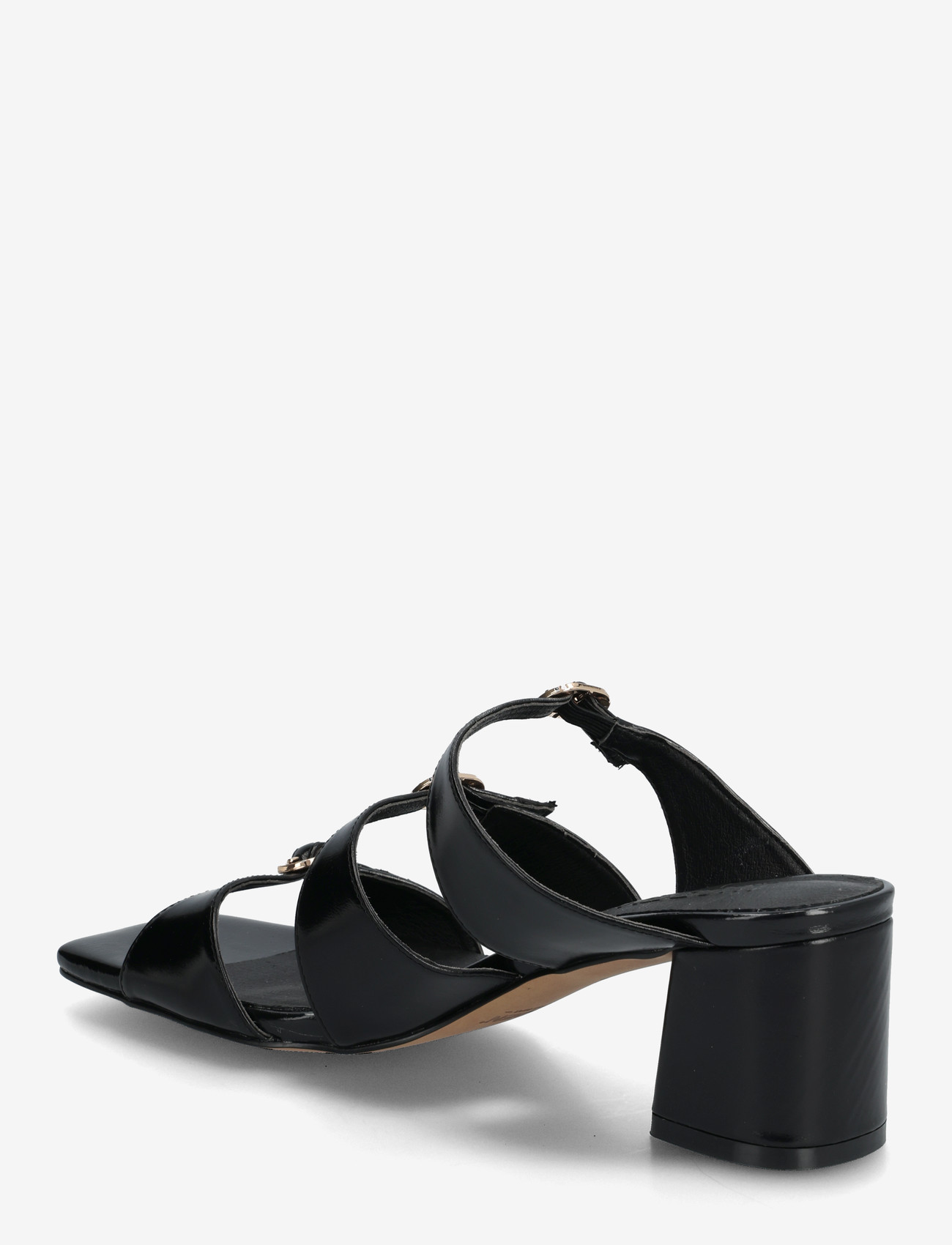 WODEN - Hanna L - mules med hæle - black - 2
