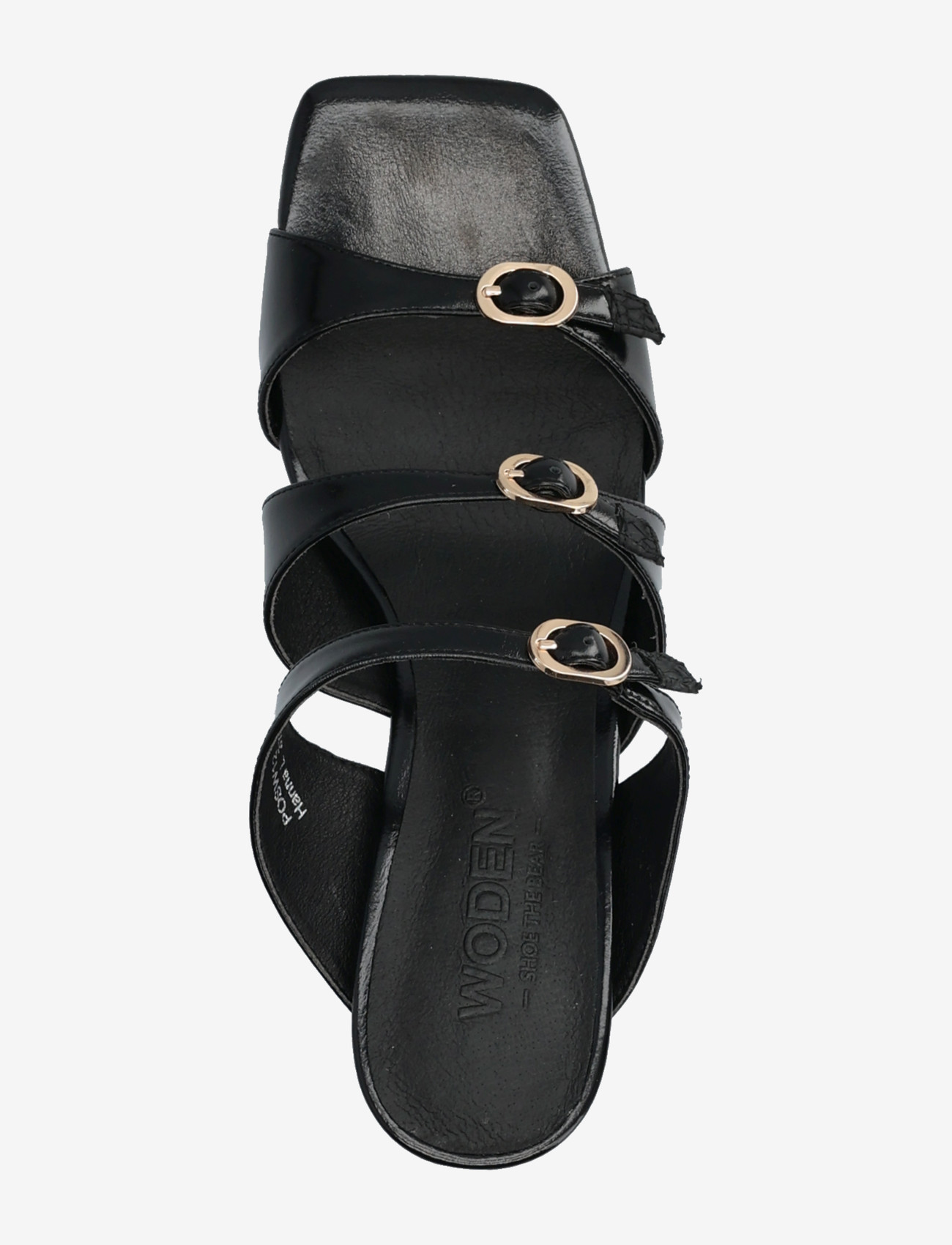 WODEN - Hanna L - mules med hæle - black - 3