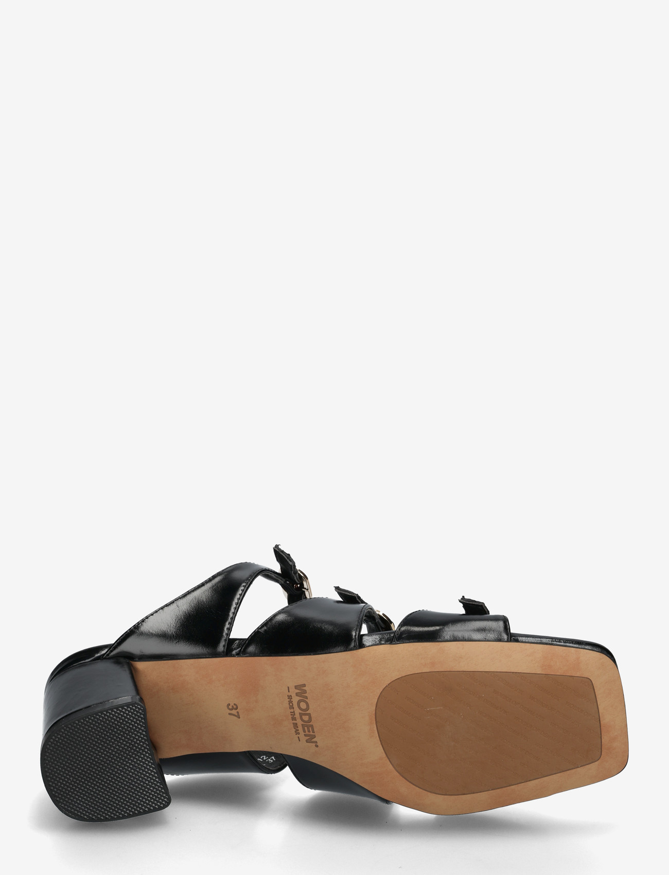 WODEN - Hanna L - mules med hæle - black - 4
