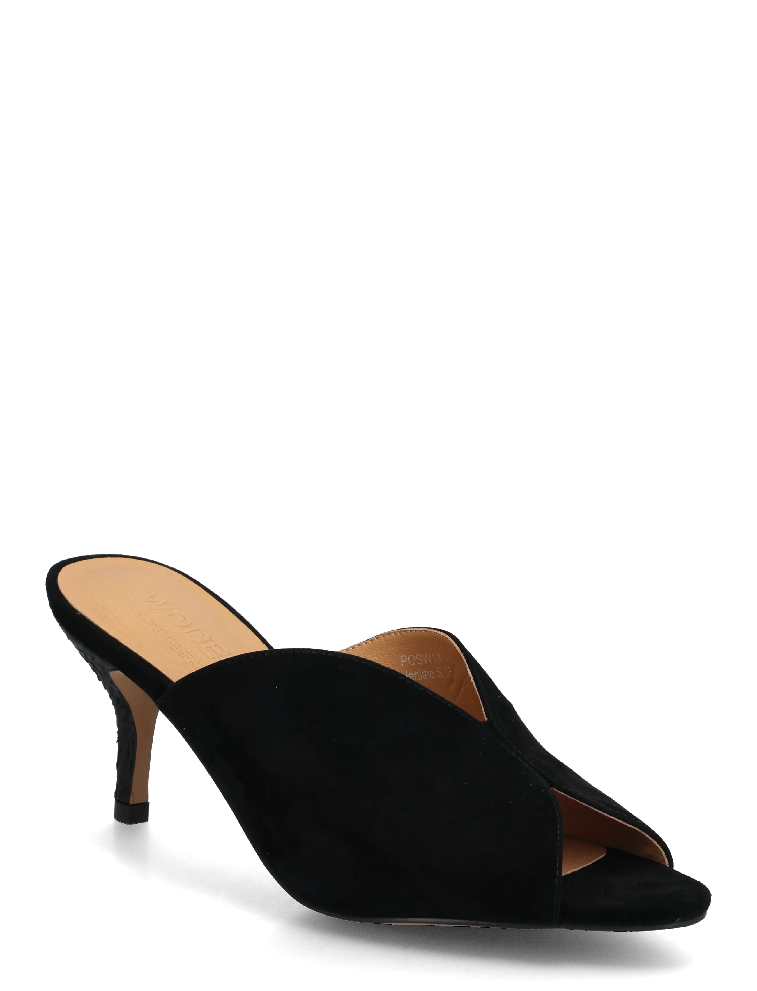 WODEN Valentine S - Kontsaga sandaalid - BLACK / black