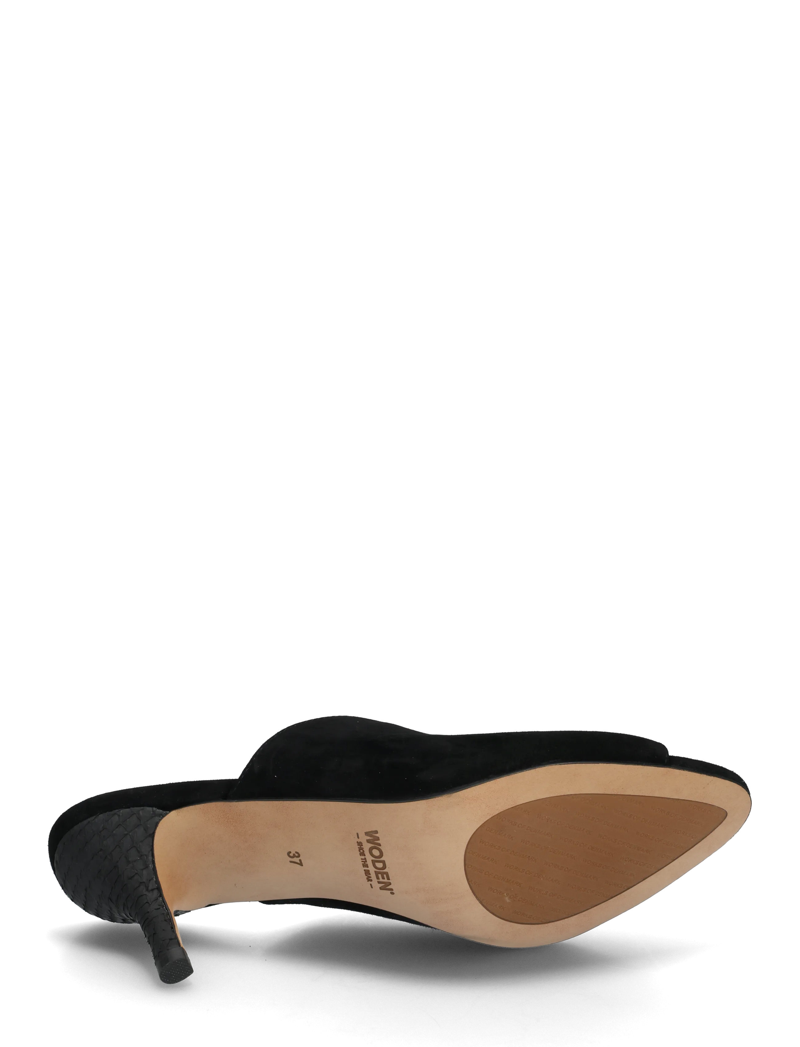 WODEN - Valentine S - buty z odkrytą piętą na obcasach - black - 4