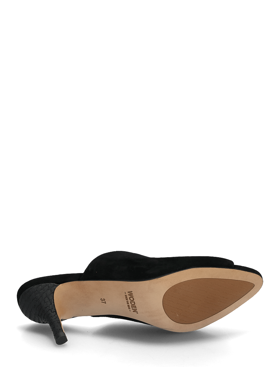 WODEN - Valentine S - buty z odkrytą piętą na obcasach - black - 4