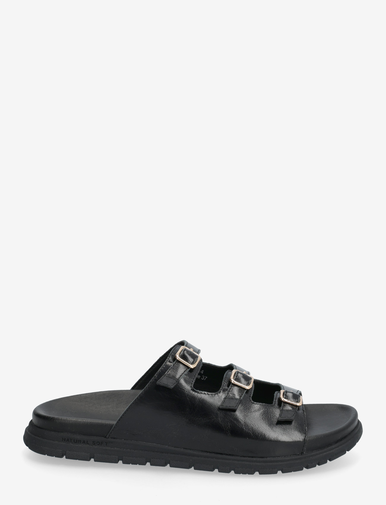 WODEN - Ellen Buckle - flade sandaler - black - 1