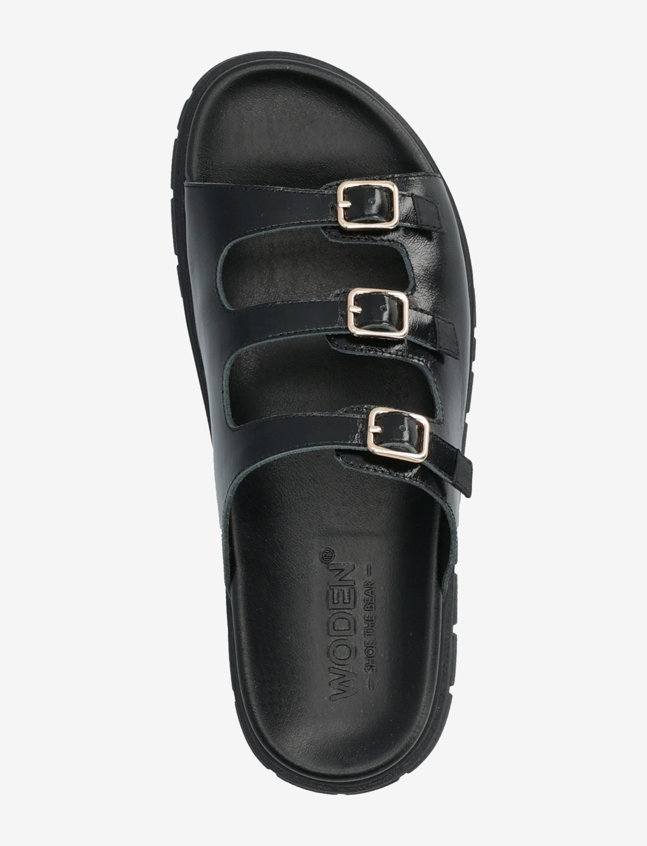 WODEN - Ellen Buckle - flade sandaler - black - 3