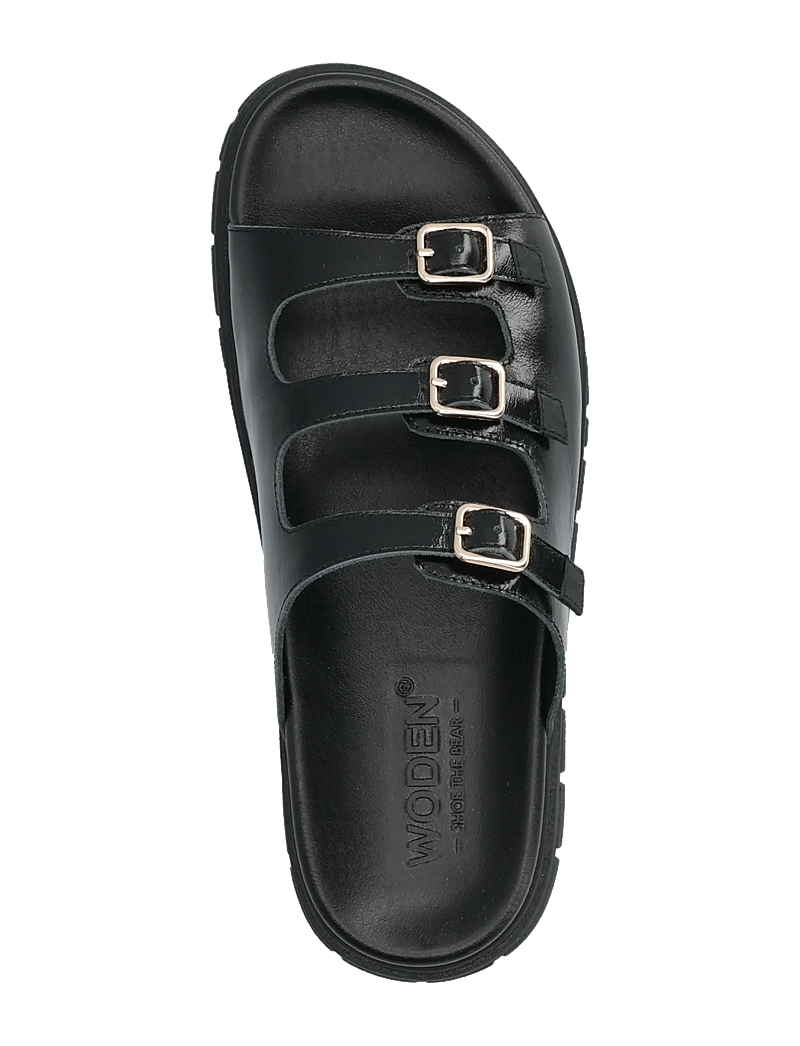 WODEN - Ellen Buckle - flade sandaler - black - 3