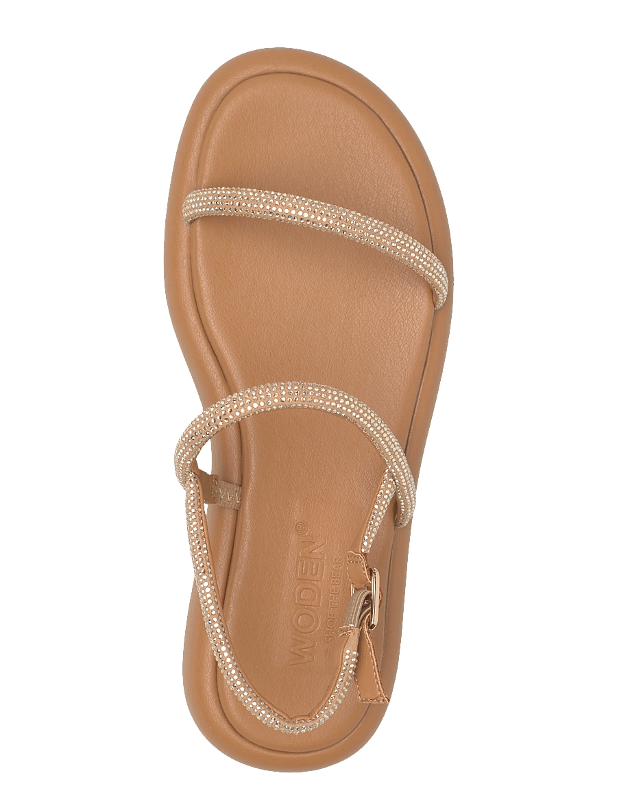 WODEN - Monica Crystal - kontsata sandaalid - gold - 4