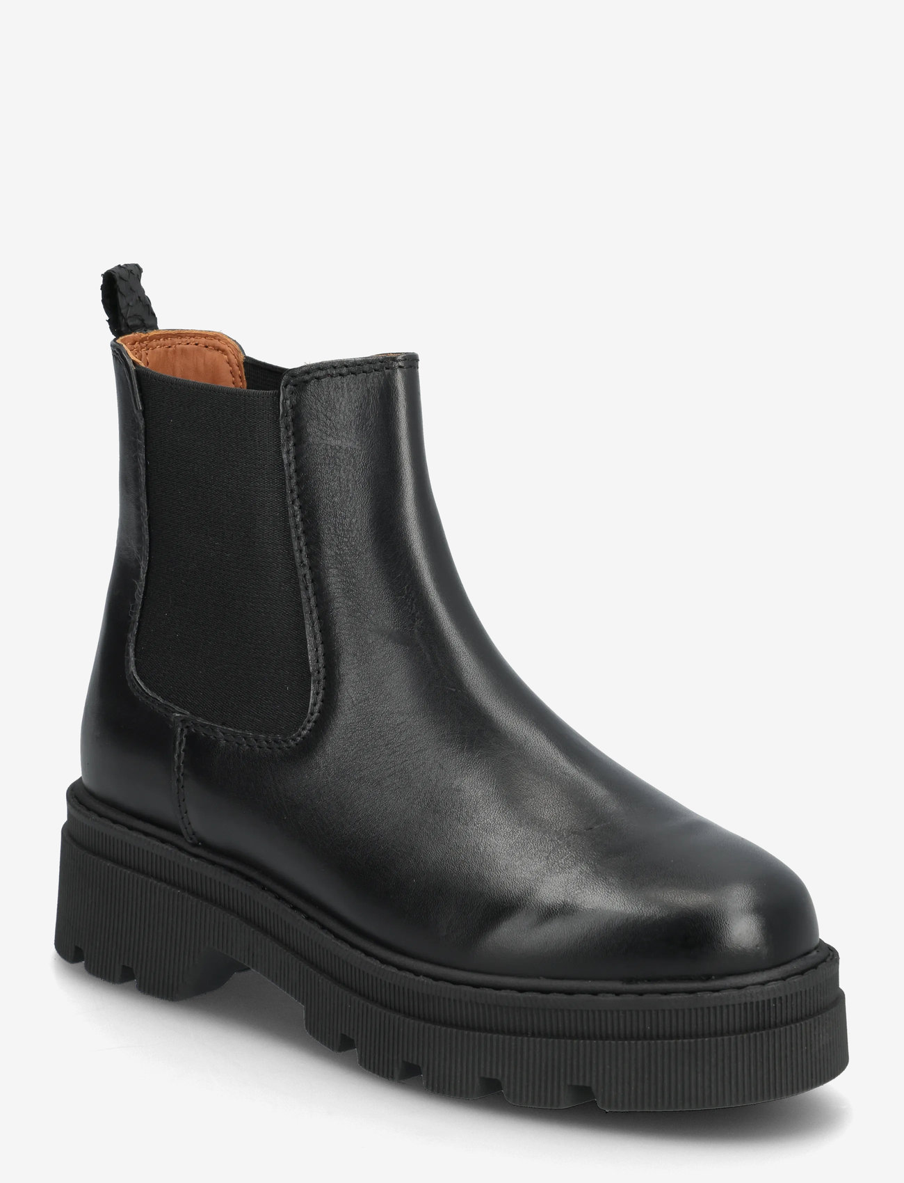 WODEN - Sanna Chelsea L - flat ankle boots - black - 1