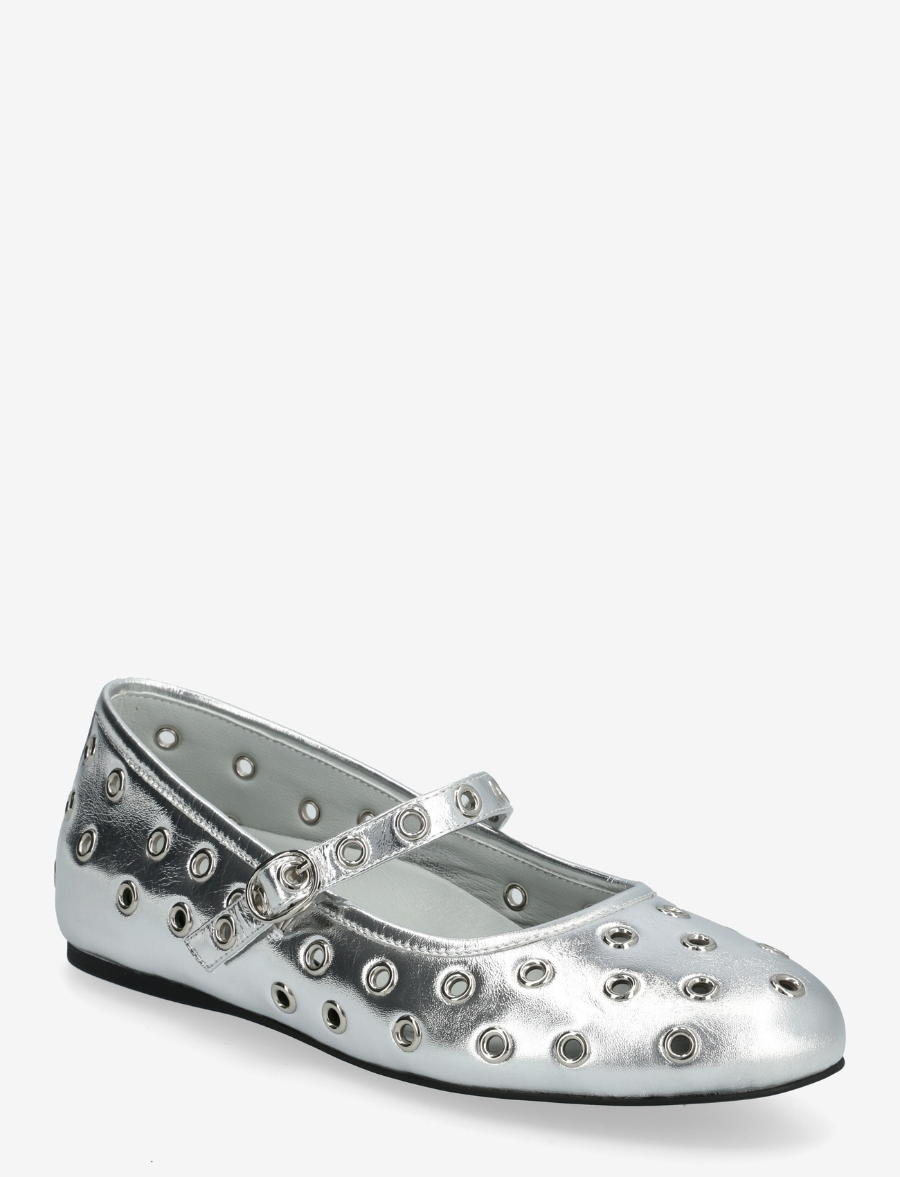 WODEN - Cristel Metallic - ballerinaer - silver - 0