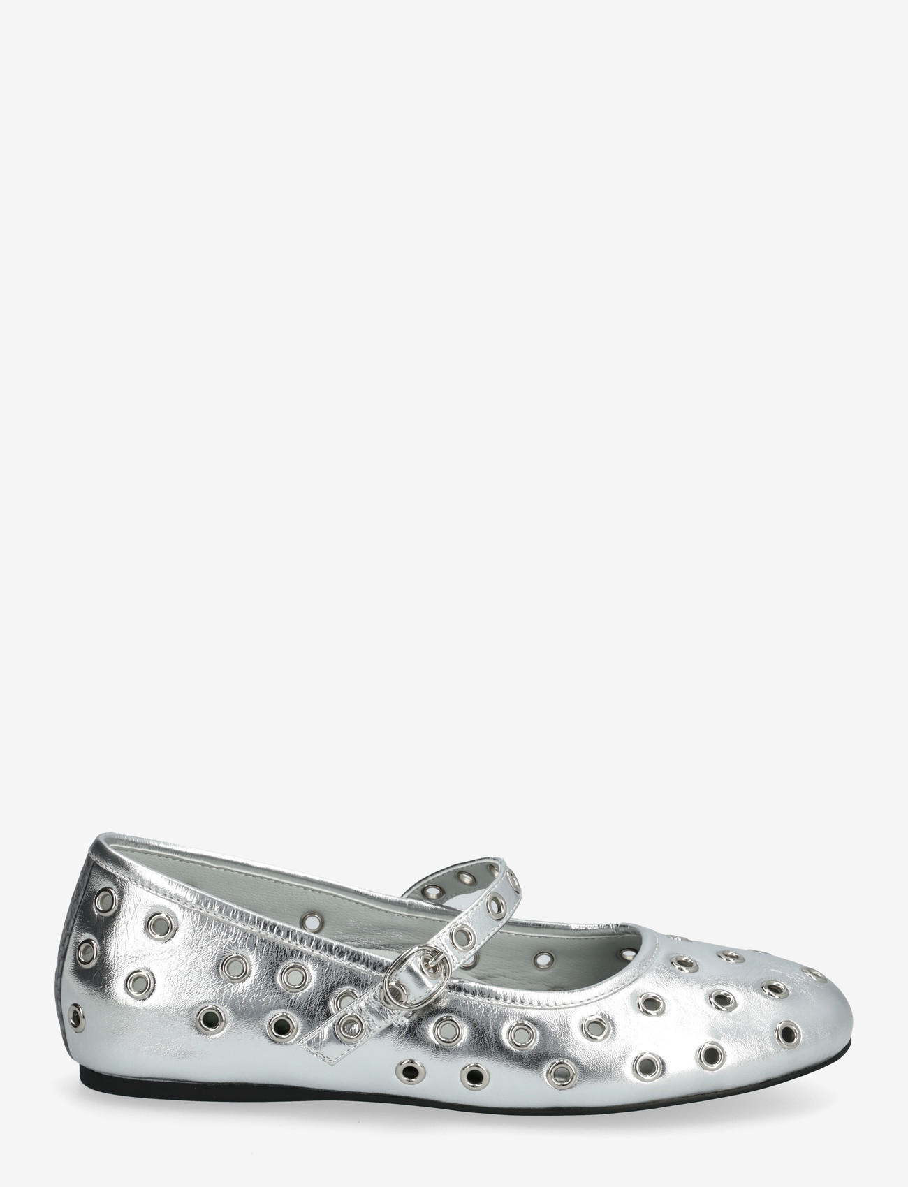 WODEN - Cristel Metallic - ballerinaer - silver - 1