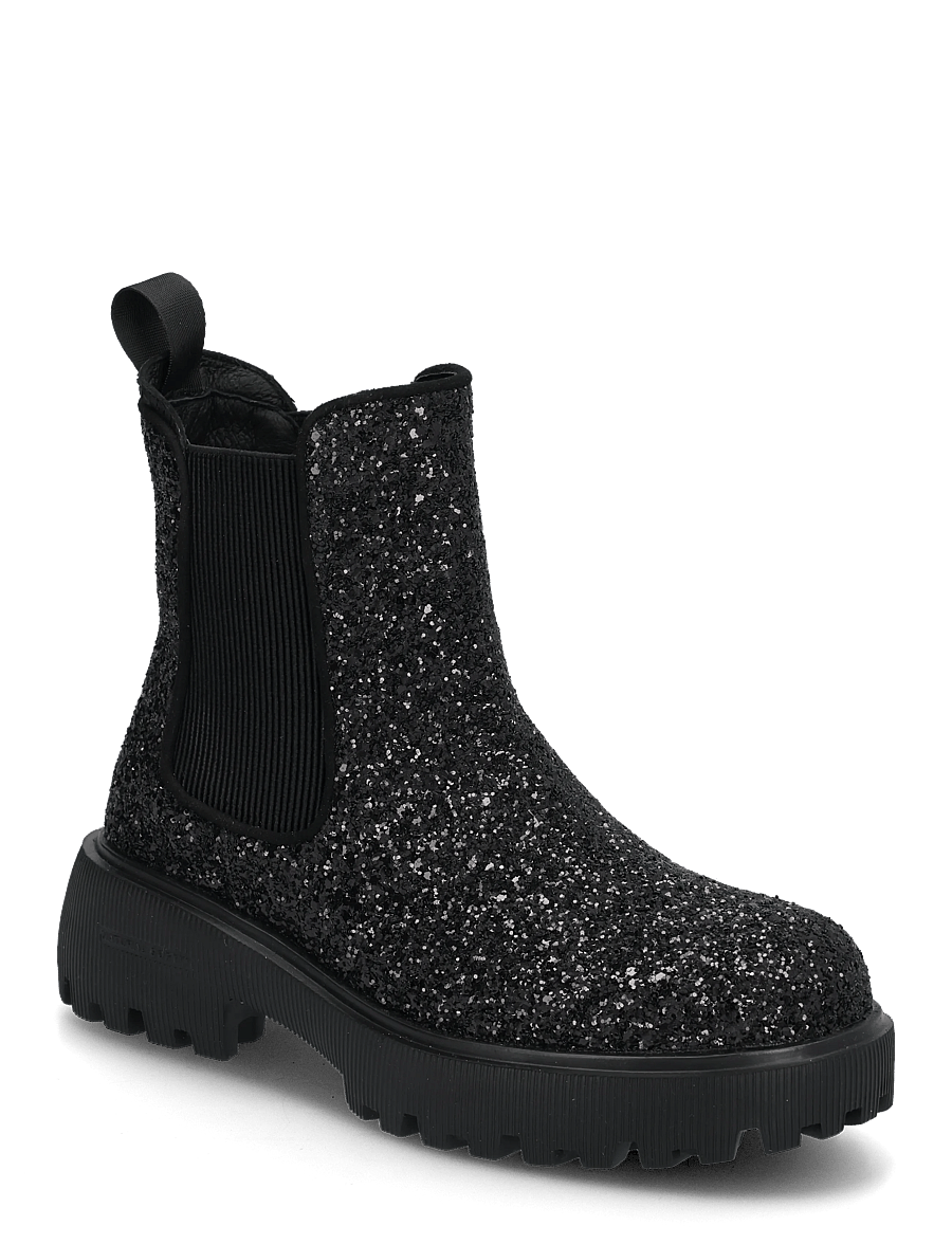 WODEN - Aya Glitter - chelsea boots - black - 0