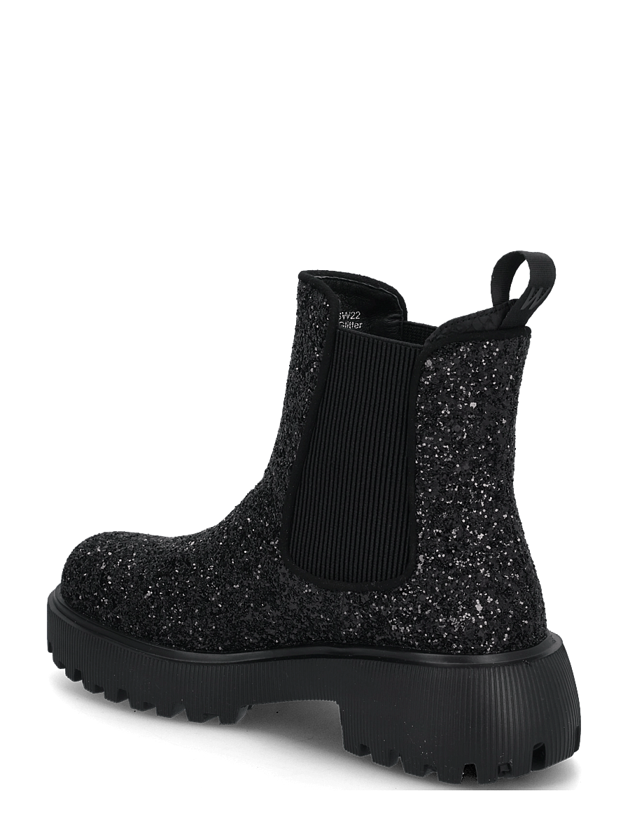 WODEN - Aya Glitter - chelsea boots - black - 1