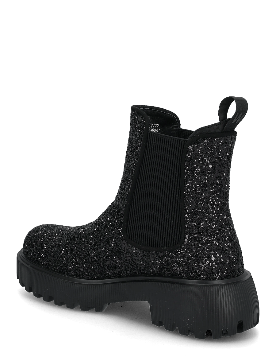 WODEN - Aya Glitter - chelsea boots - black - 1