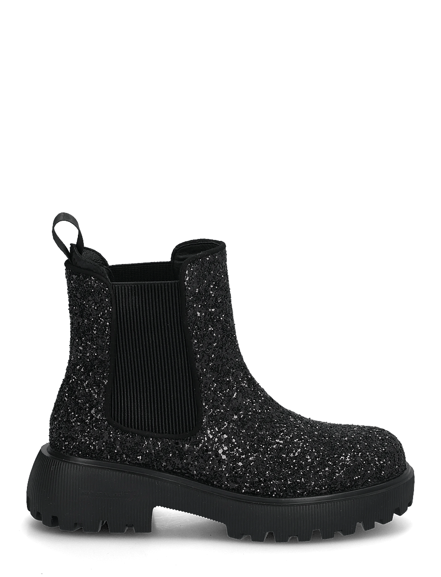 WODEN - Aya Glitter - chelsea boots - black - 2