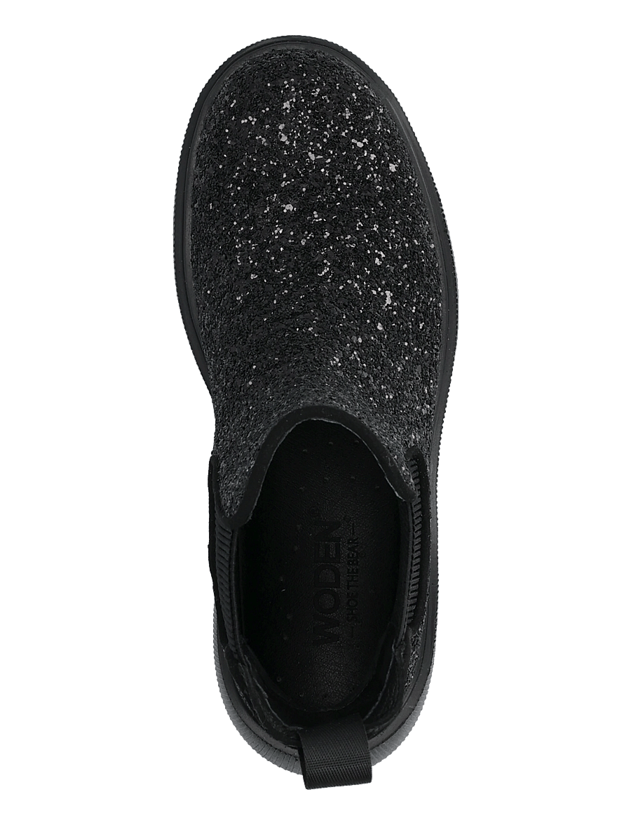WODEN - Aya Glitter - chelsea boots - black - 3