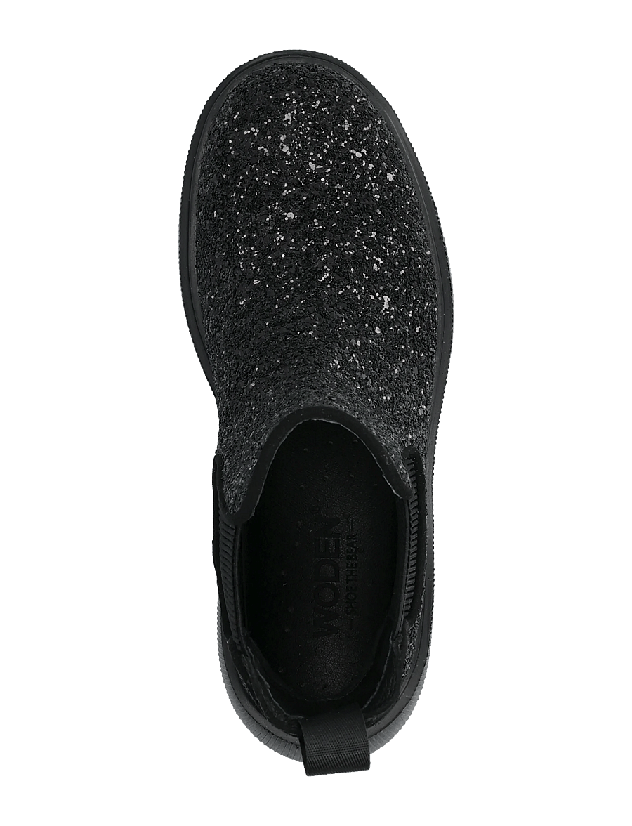 WODEN - Aya Glitter - chelsea boots - black - 3