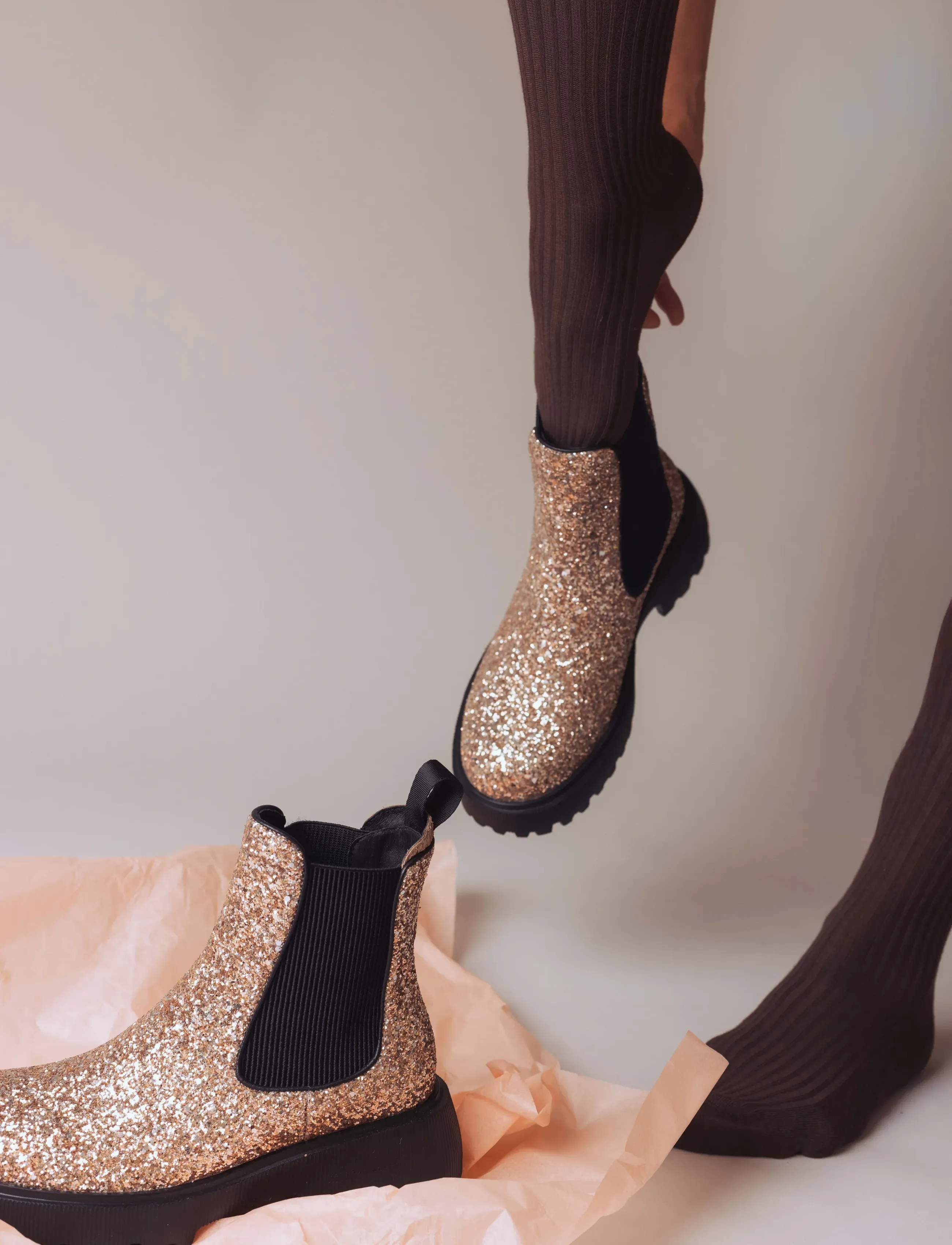 WODEN - Aya Glitter - chelsea boots - multi - 0